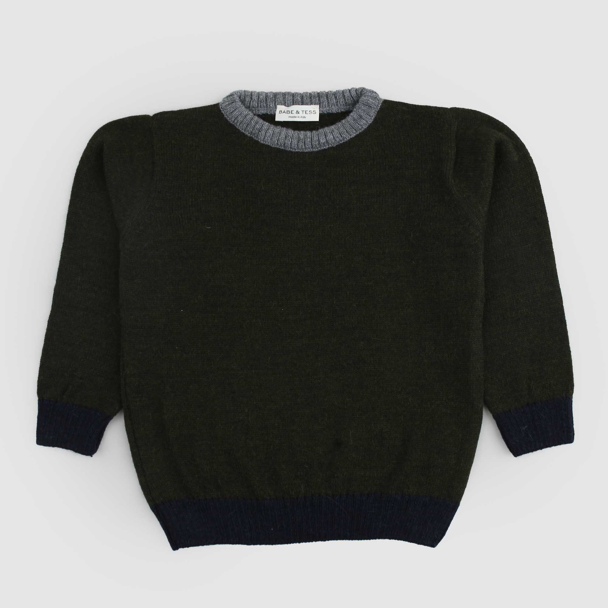 Maglioncino verde BABE & TESS - annameglio.com abbigliamento moda