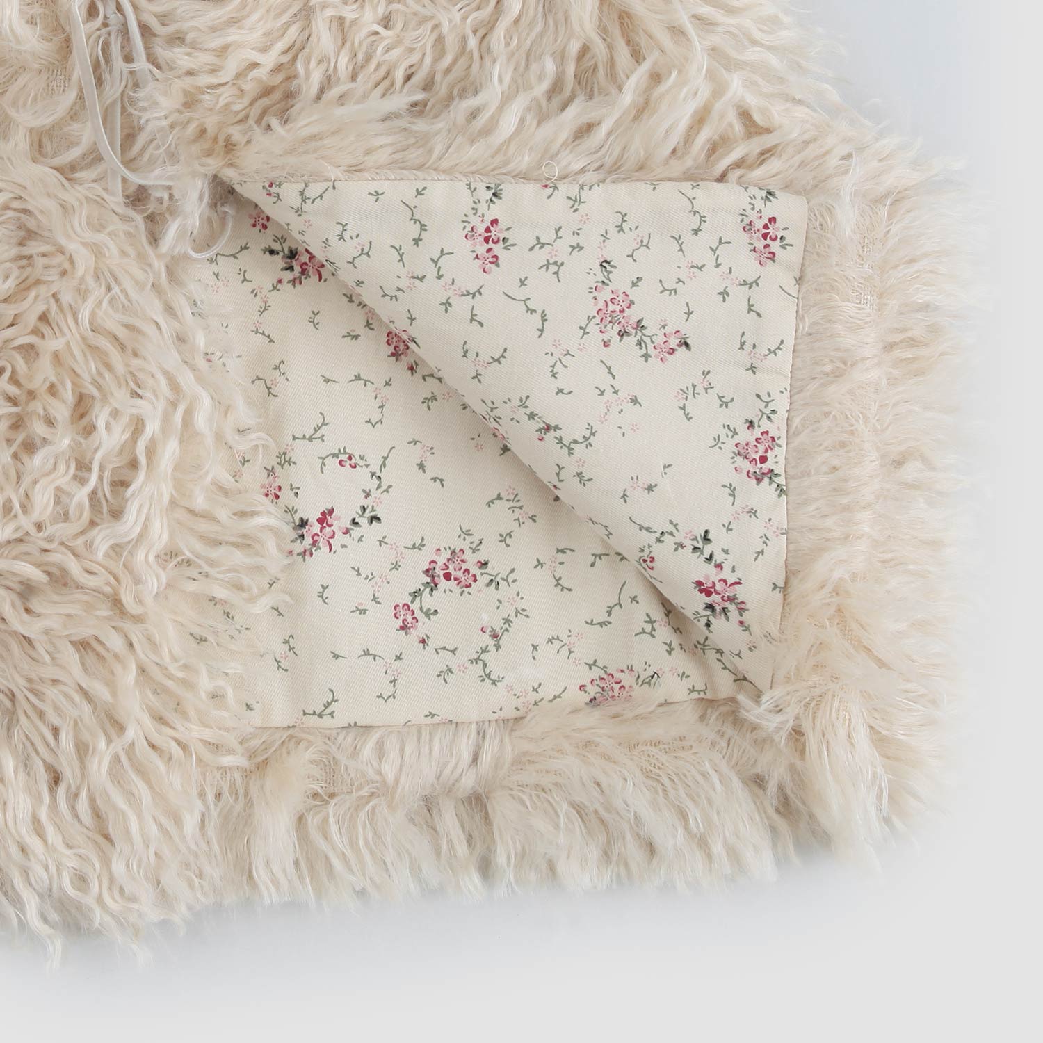 Gilet in ecofur naturale beige - annameglio.com abbigliamento moda