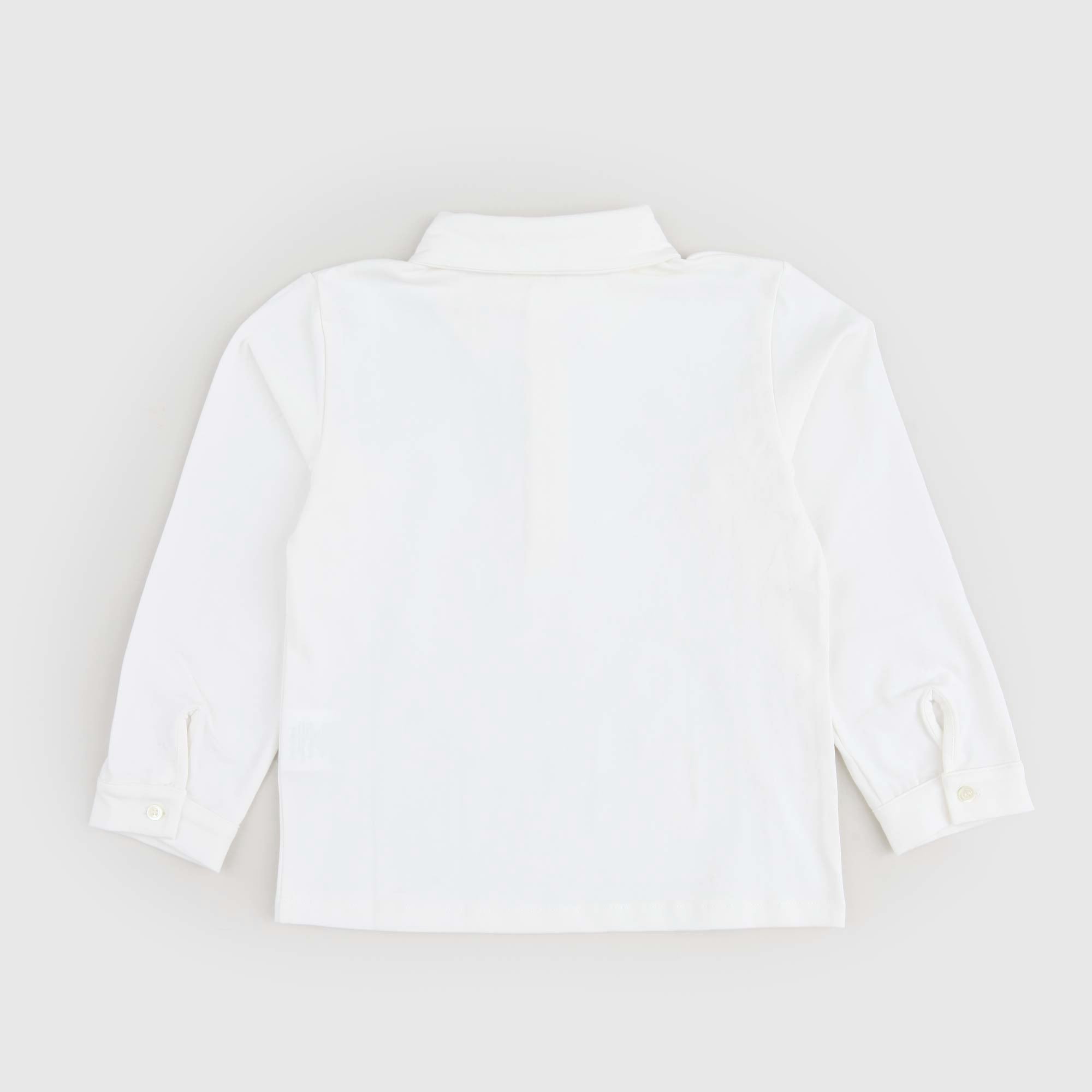 Polo bianca firmata BABE & TESS - annameglio.com abbigliamento moda