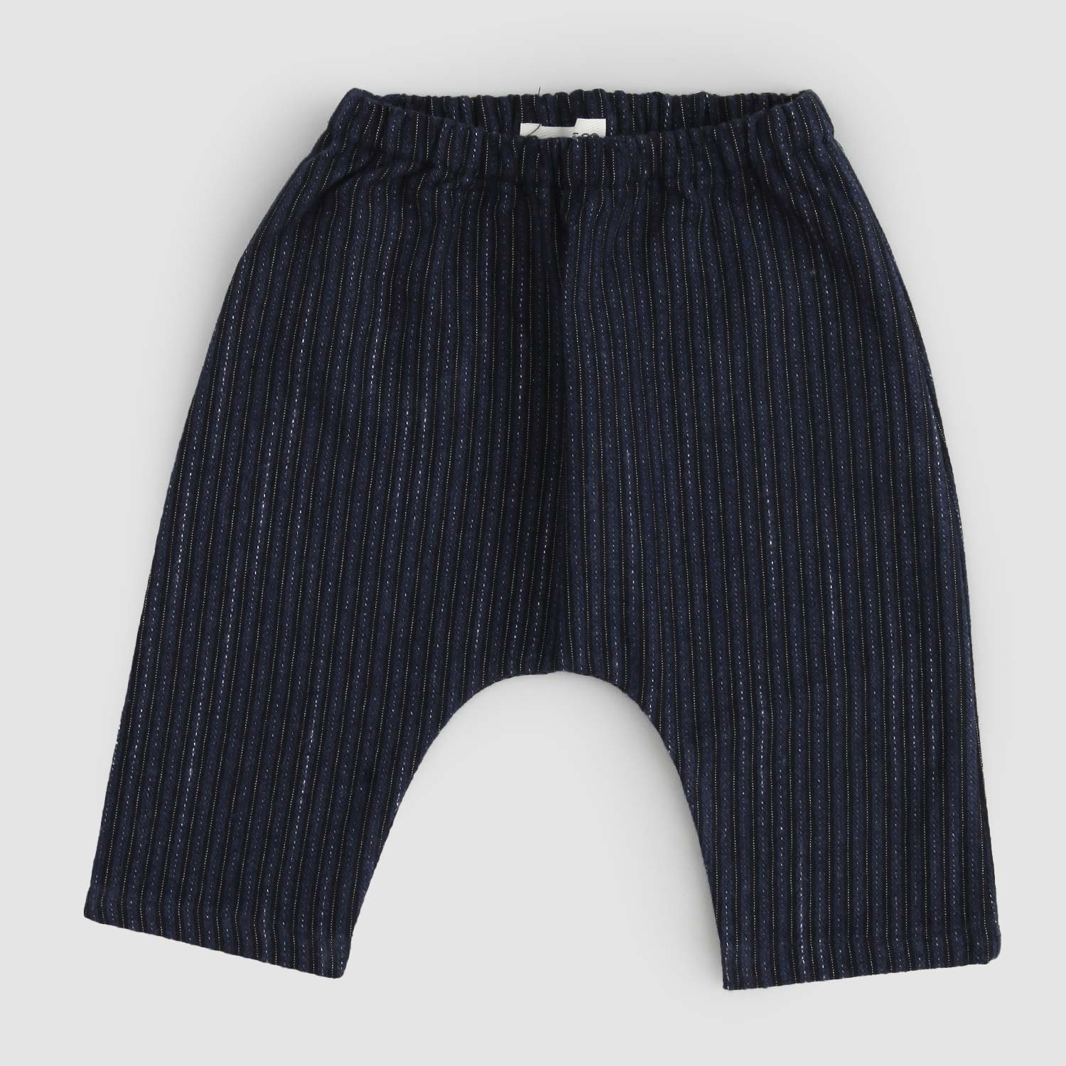 Pantalone a righe gessato blu navy e nero - annameglio.com abbigliamento moda