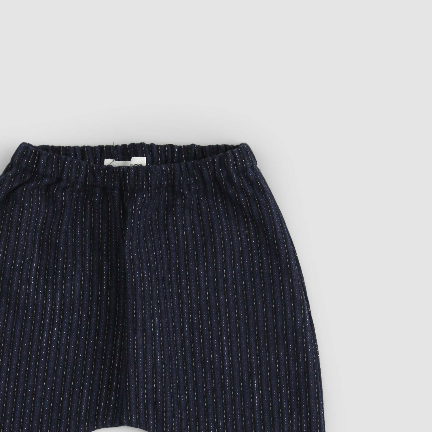 Pantalone a righe gessato blu navy e nero - annameglio.com abbigliamento moda