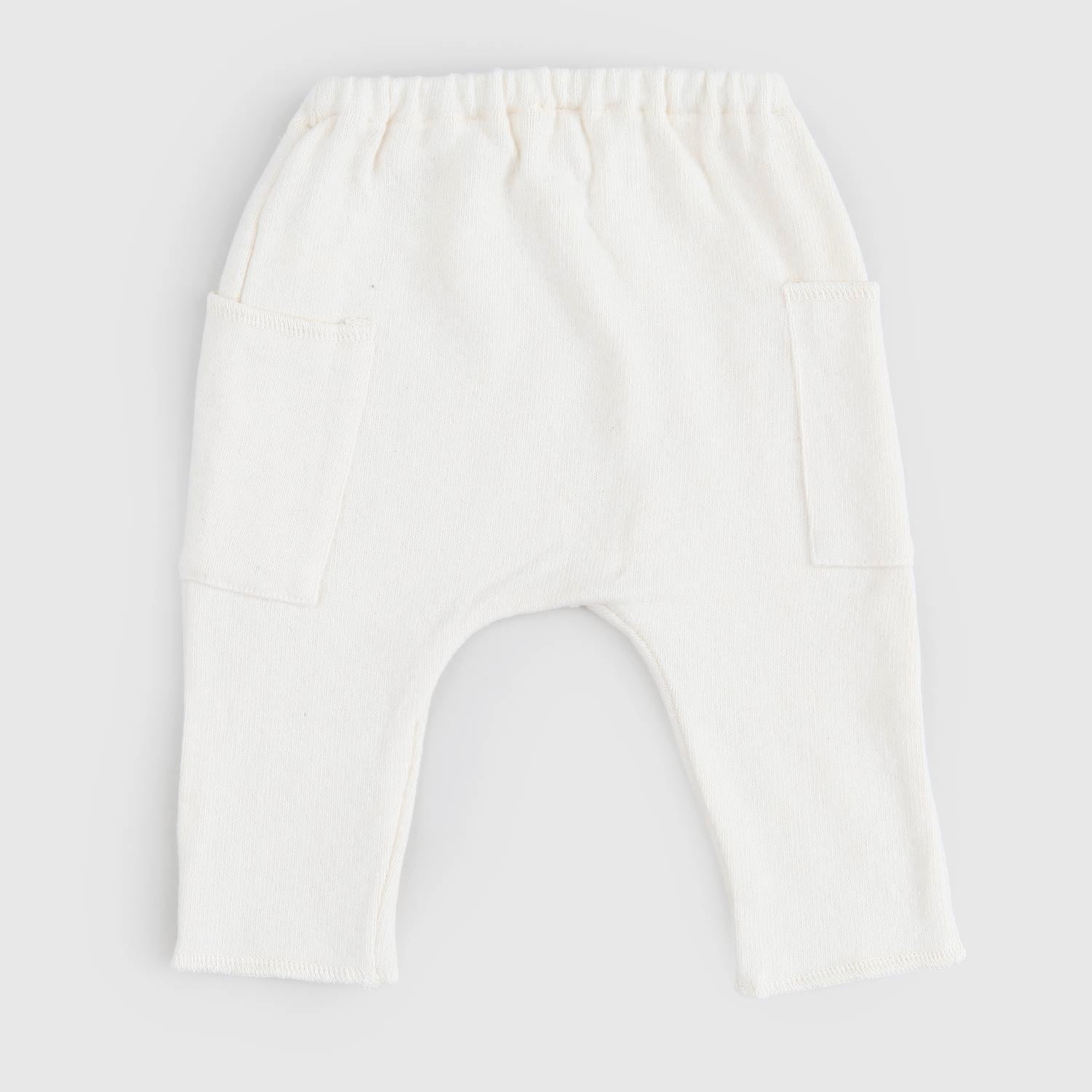 Pantalone Jogger bianco con tasche - annameglio.com abbigliamento moda