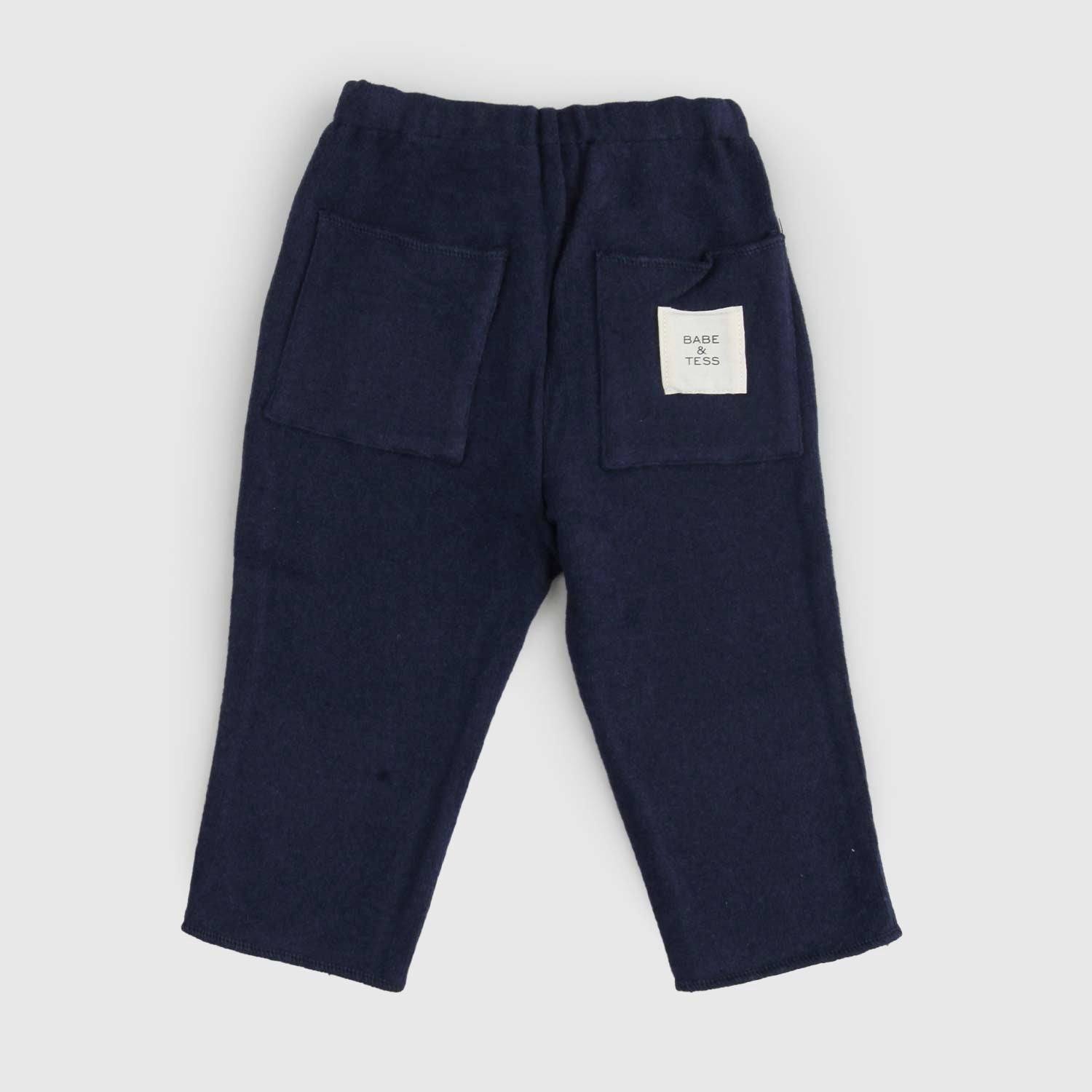 Pantalone blu con vita elasticizzata - annameglio.com abbigliamento moda