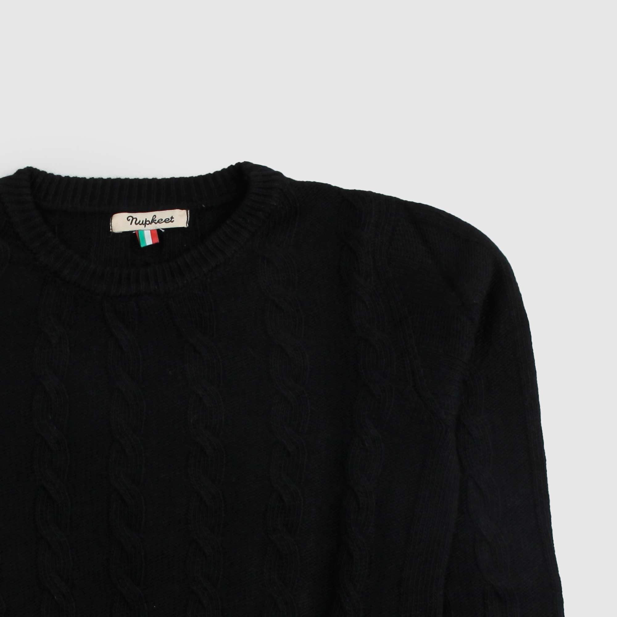 Maglioncino nero firmato NUPKEET - annameglio.com abbigliamento moda