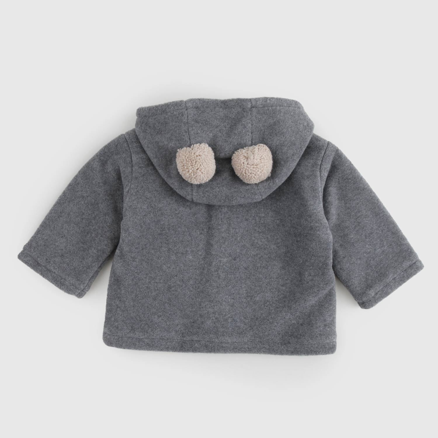 Cappottino con cappuccio grigio melange unisex - annameglio.com abbigliamento moda