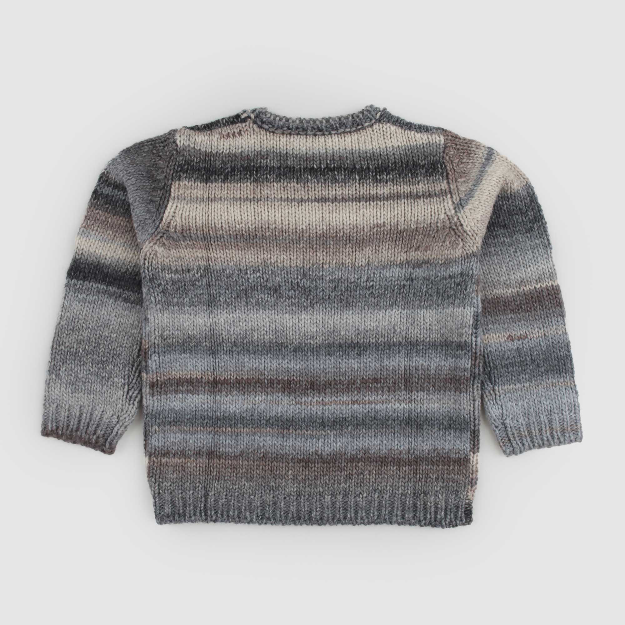 Maglione girocollo grigio melange in misto lana - annameglio.com abbigliamento moda