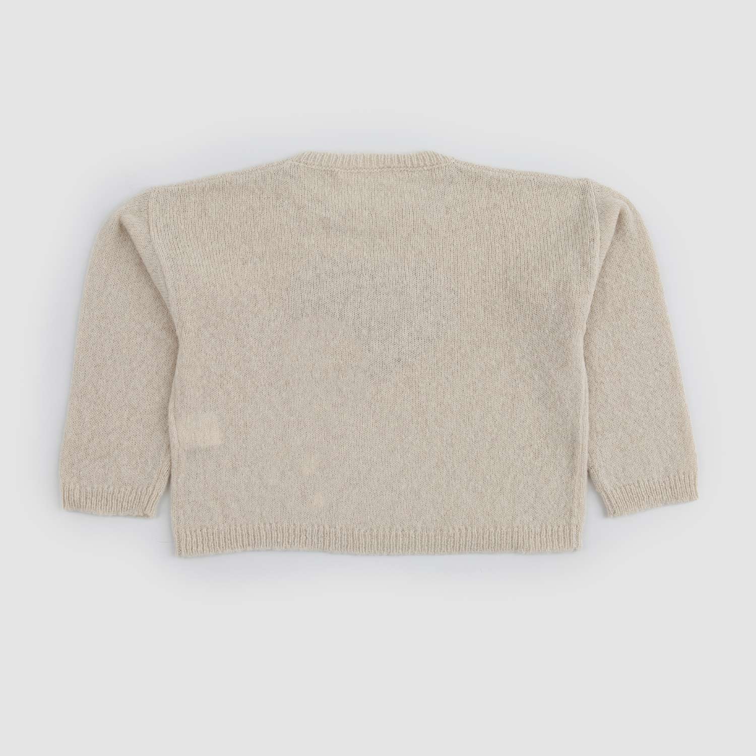 Pullover Beige con cuore in lana - annameglio.com abbigliamento moda