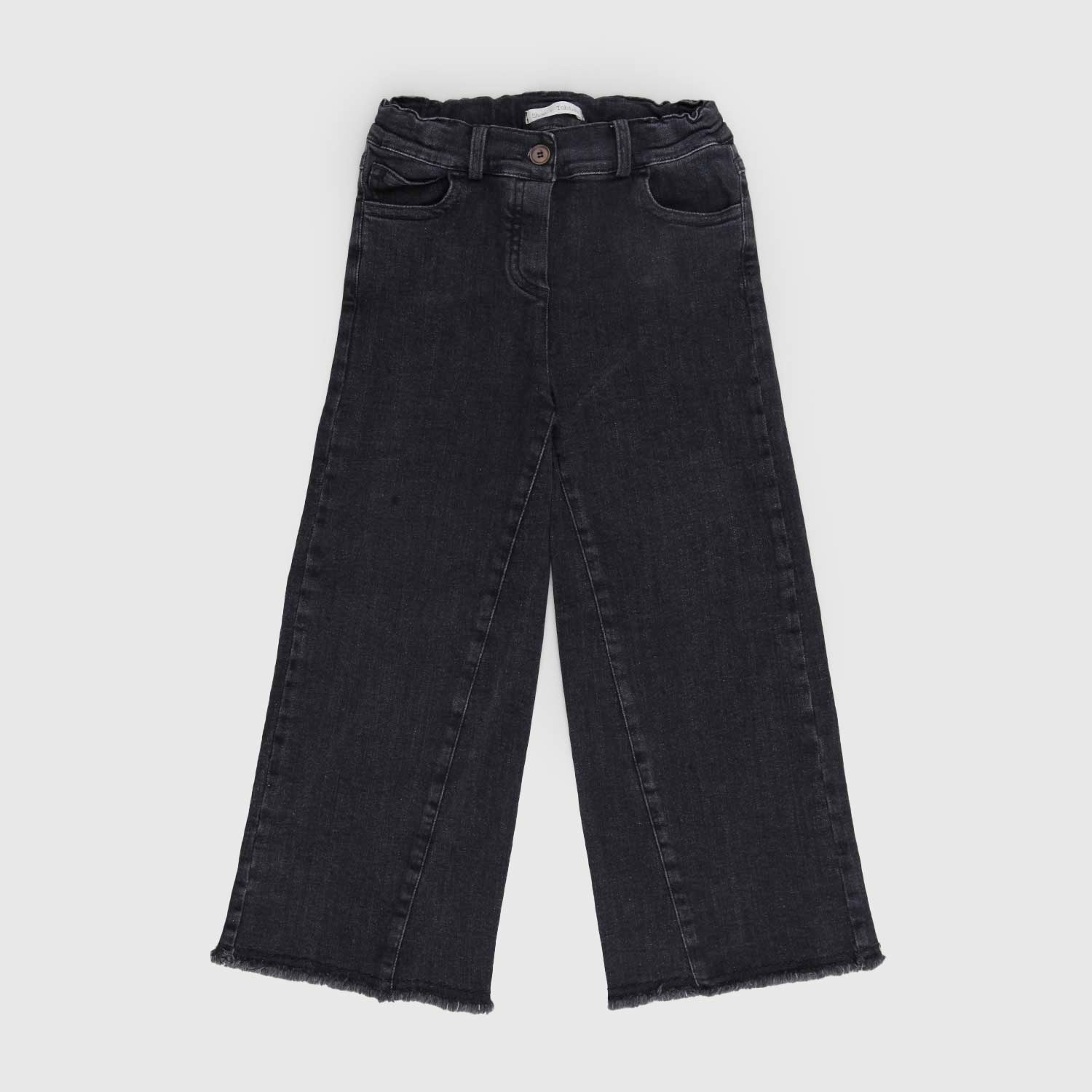 Pantalone denim vintage nero a zampa - annameglio.com abbigliamento moda