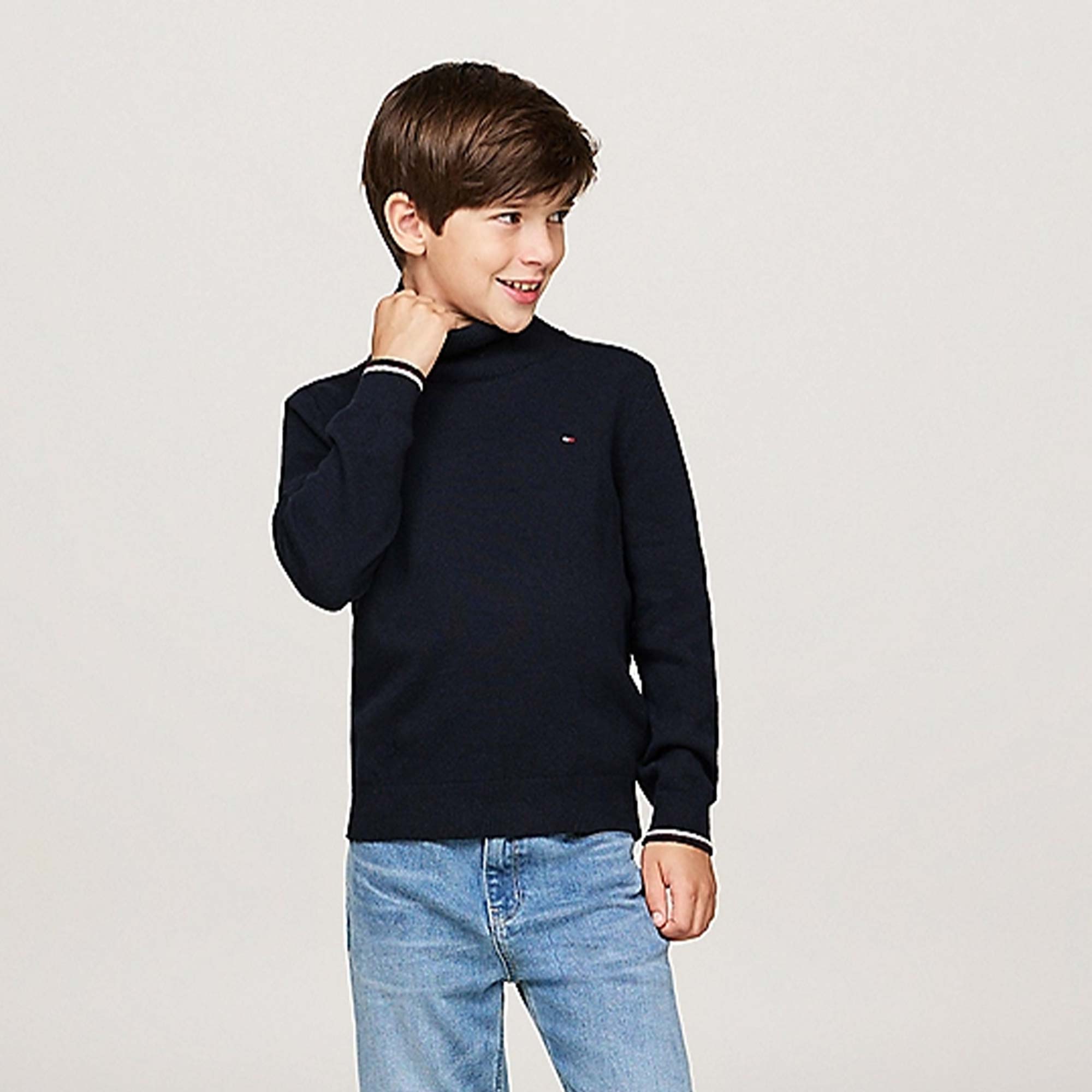 Dolcevita Blu Firmato TOMMY HILFIGER - annameglio.com abbigliamento moda