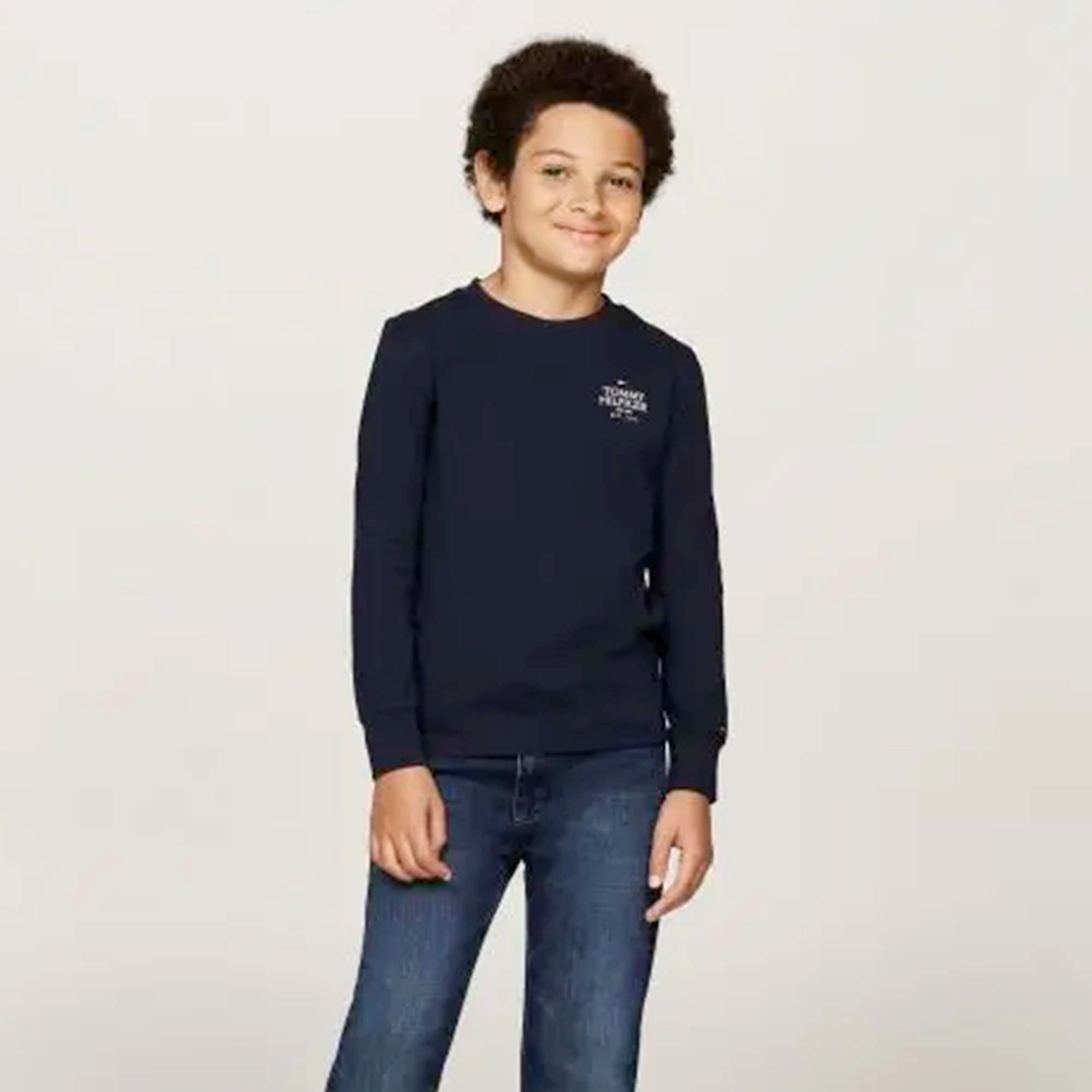 T-shirt blu Girocollo TOMMY HILFIGER - annameglio.com abbigliamento moda