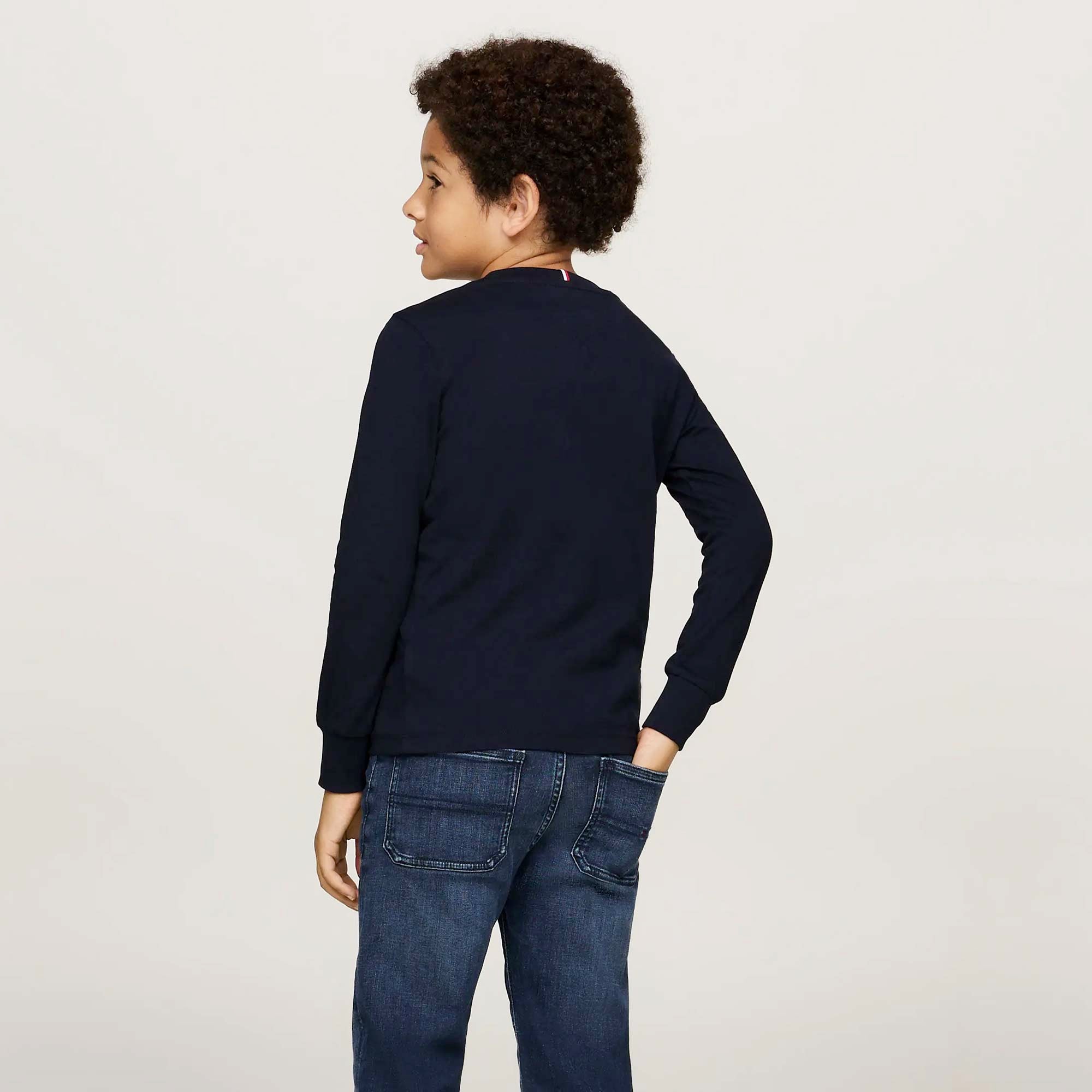 T-shirt blu Girocollo TOMMY HILFIGER - annameglio.com abbigliamento moda