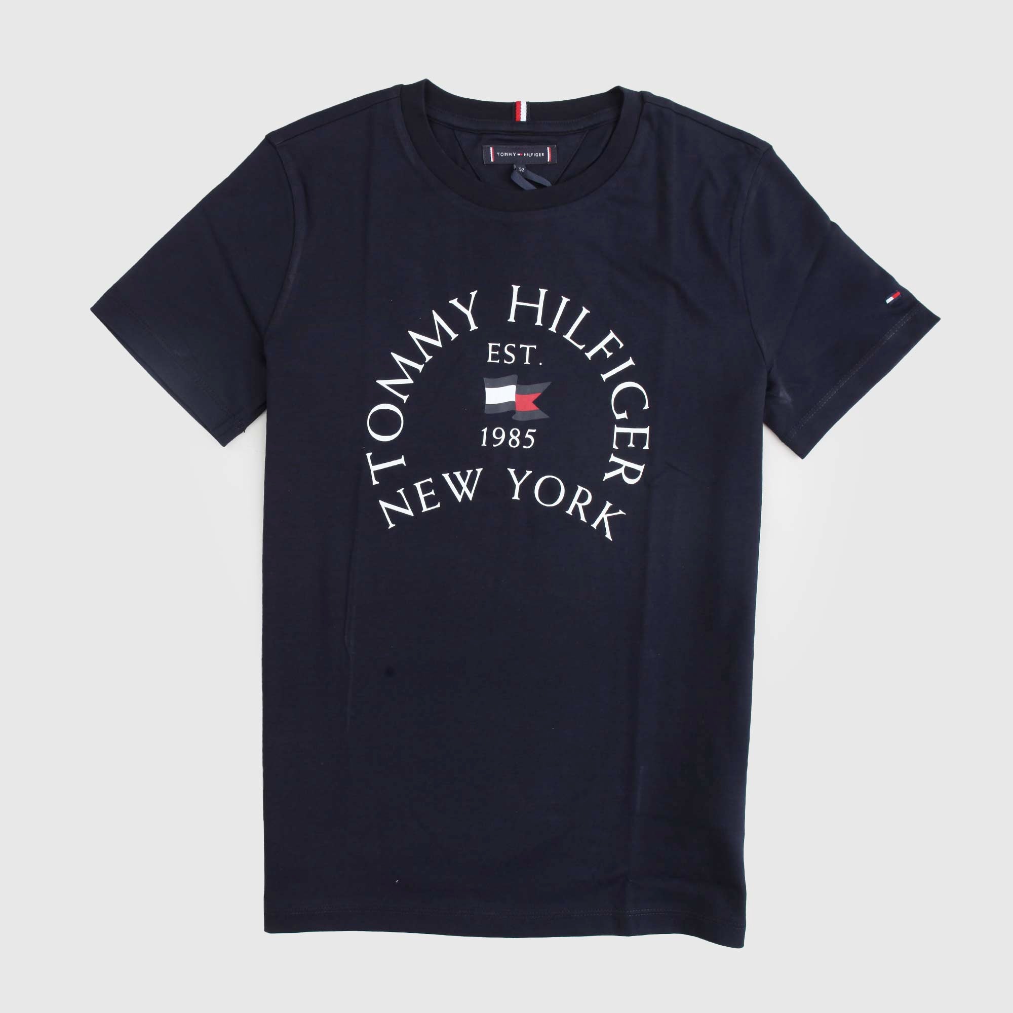 T-shirt Blu Firmata TOMMY HILFIGER - annameglio.com abbigliamento moda