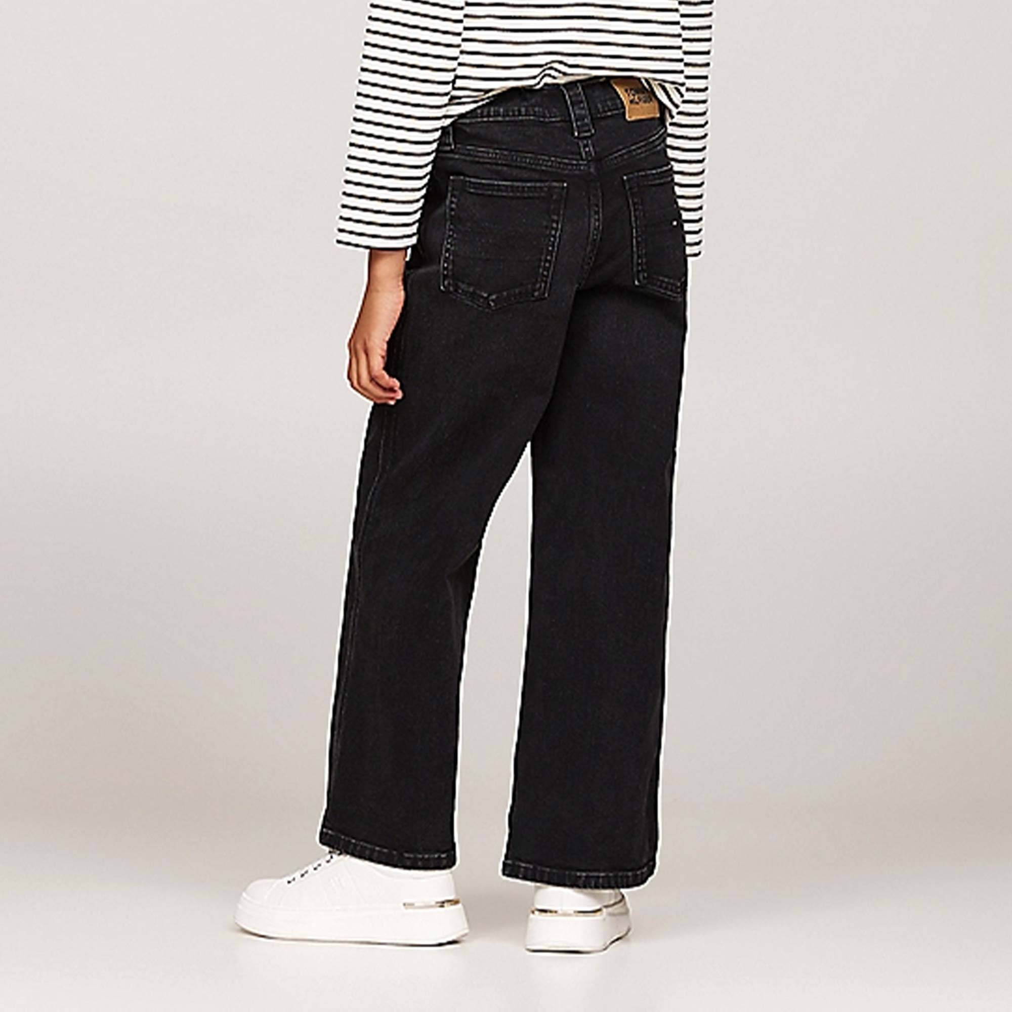 Jeans A Zampa Neri Firmati TOMMY HILFIGER - annameglio.com abbigliamento moda