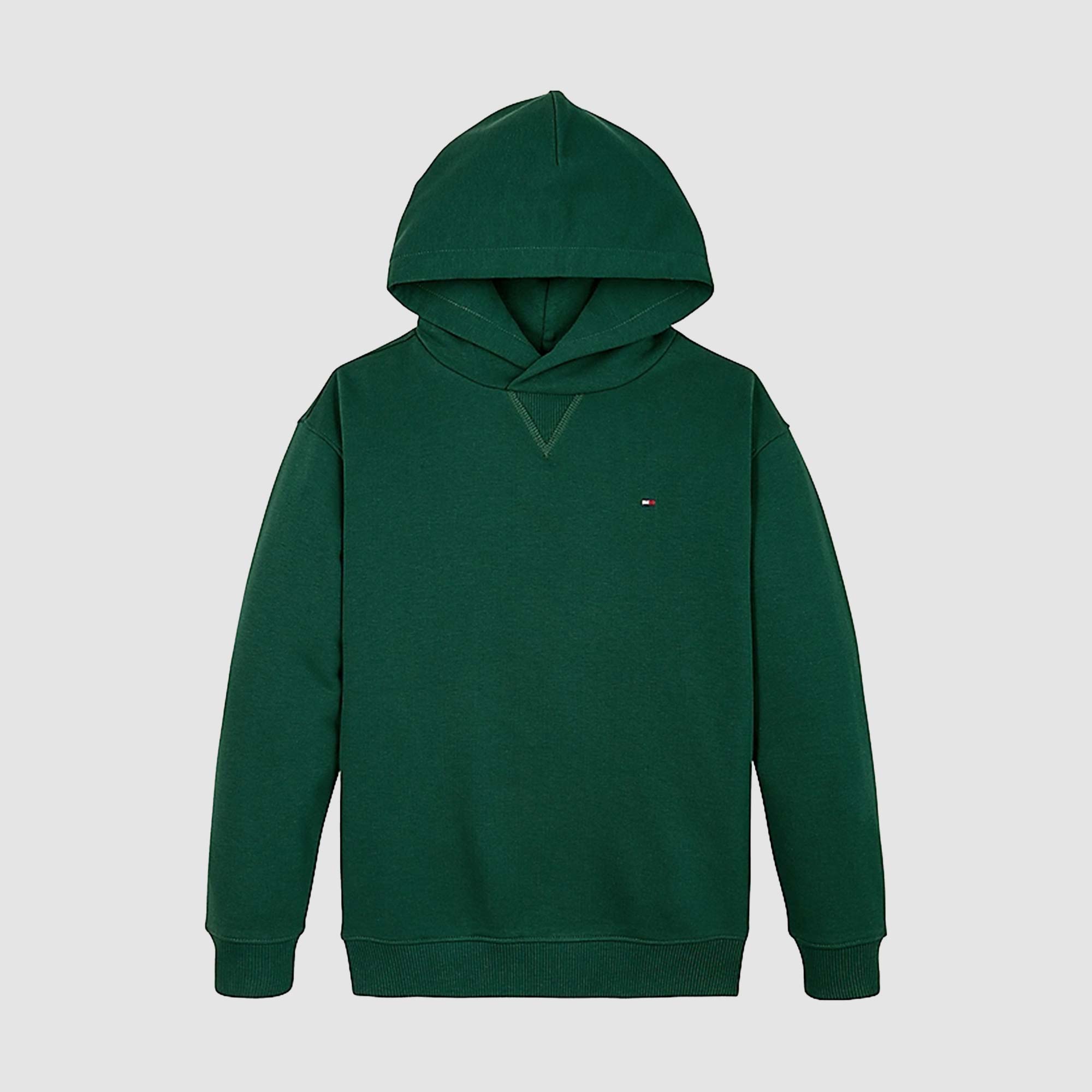 Felpa Verde Con Cappuccio TOMMY HILFIGER - annameglio.com abbigliamento moda