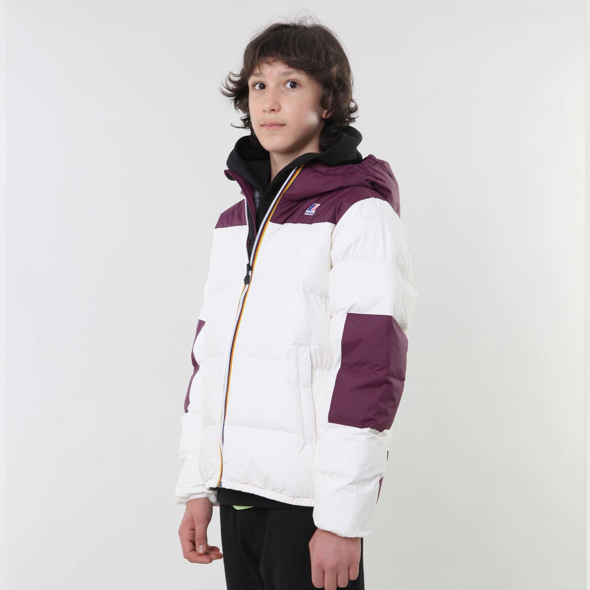 Giubbino bianco e viola firmato K-WAY - annameglio.com abbigliamento moda