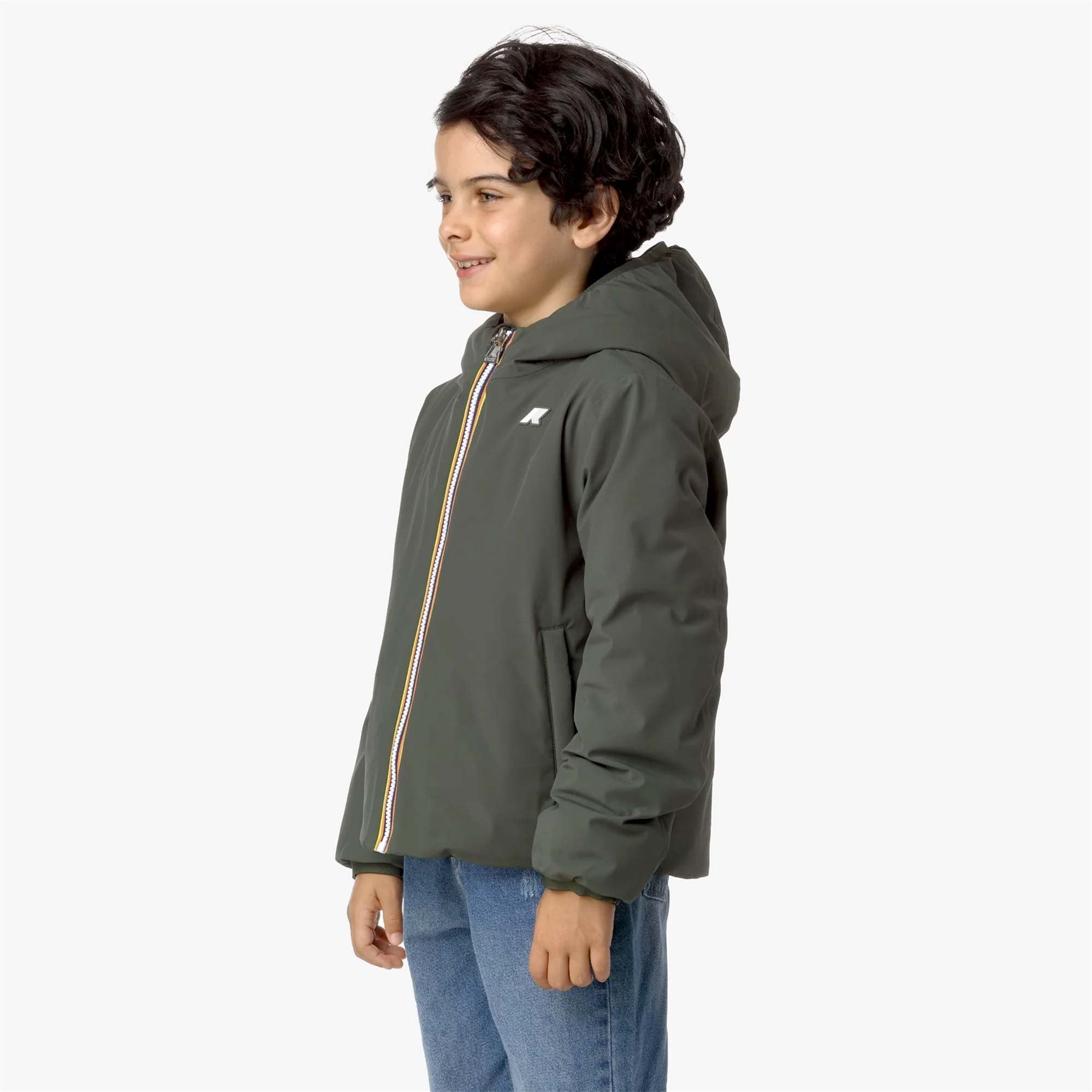 Giubbino verde nero firmato K-WAY - annameglio.com abbigliamento moda