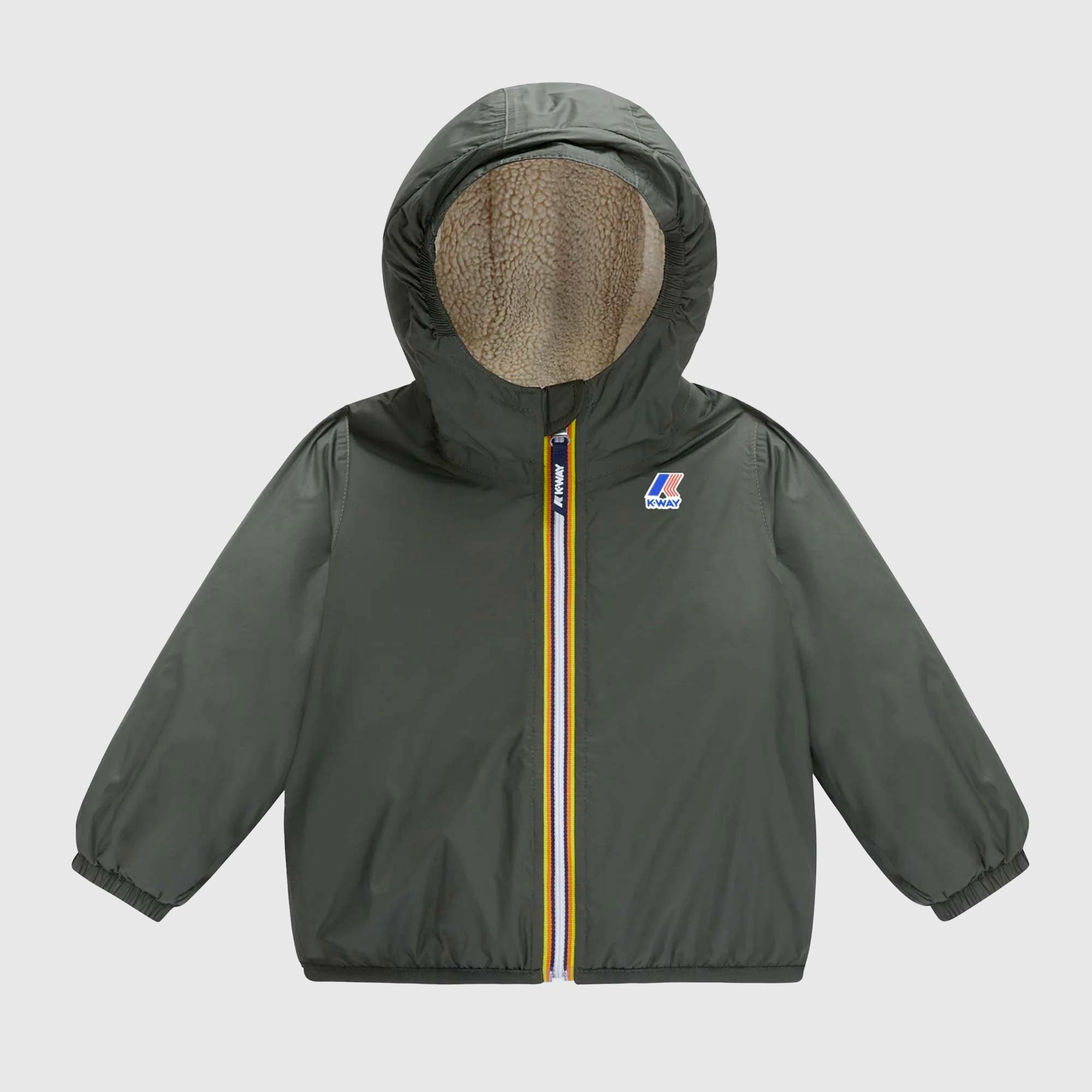 Giacca E. LE VRAI 3.0 CLAUDINE ORSETTO baby verde - annameglio.com abbigliamento moda