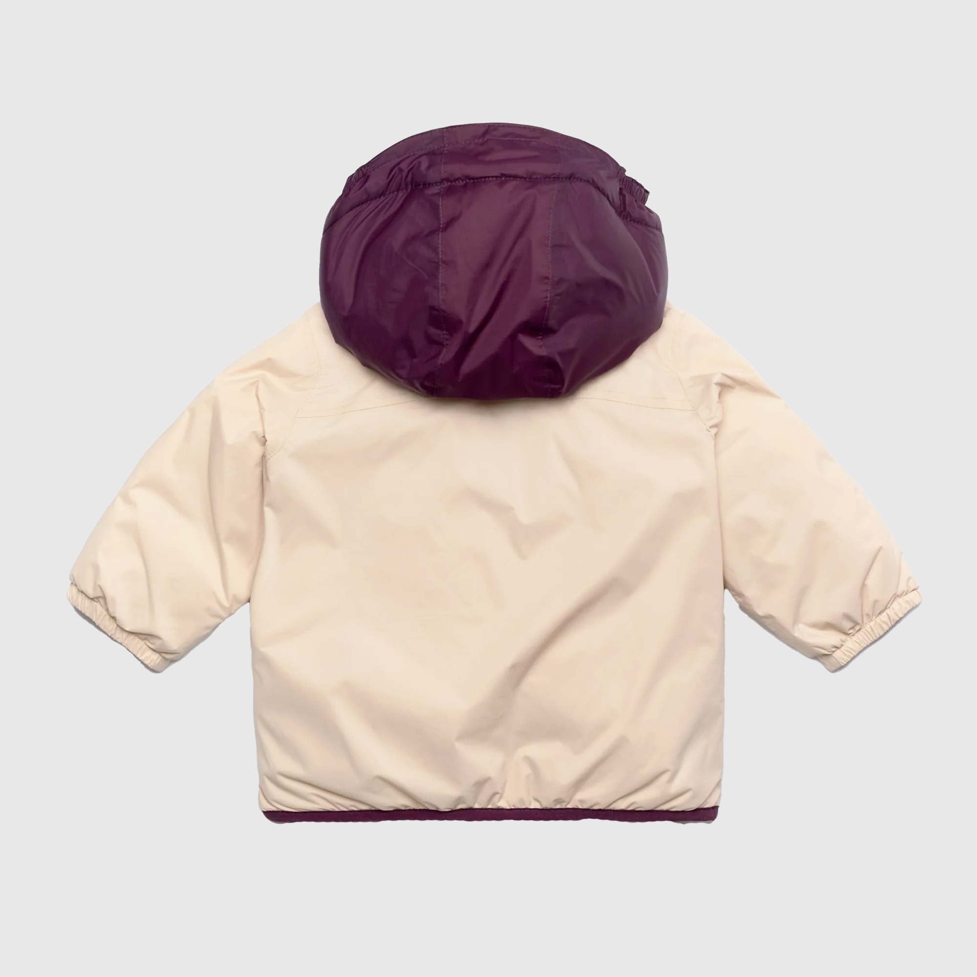 Giubbino crema e viola firmato K-WAY - annameglio.com abbigliamento moda