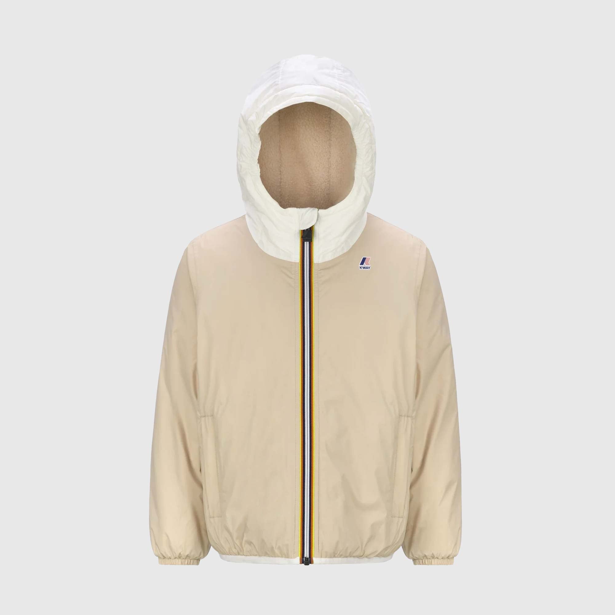 Giubbino crema e bianco firmato K-WAY - annameglio.com abbigliamento moda