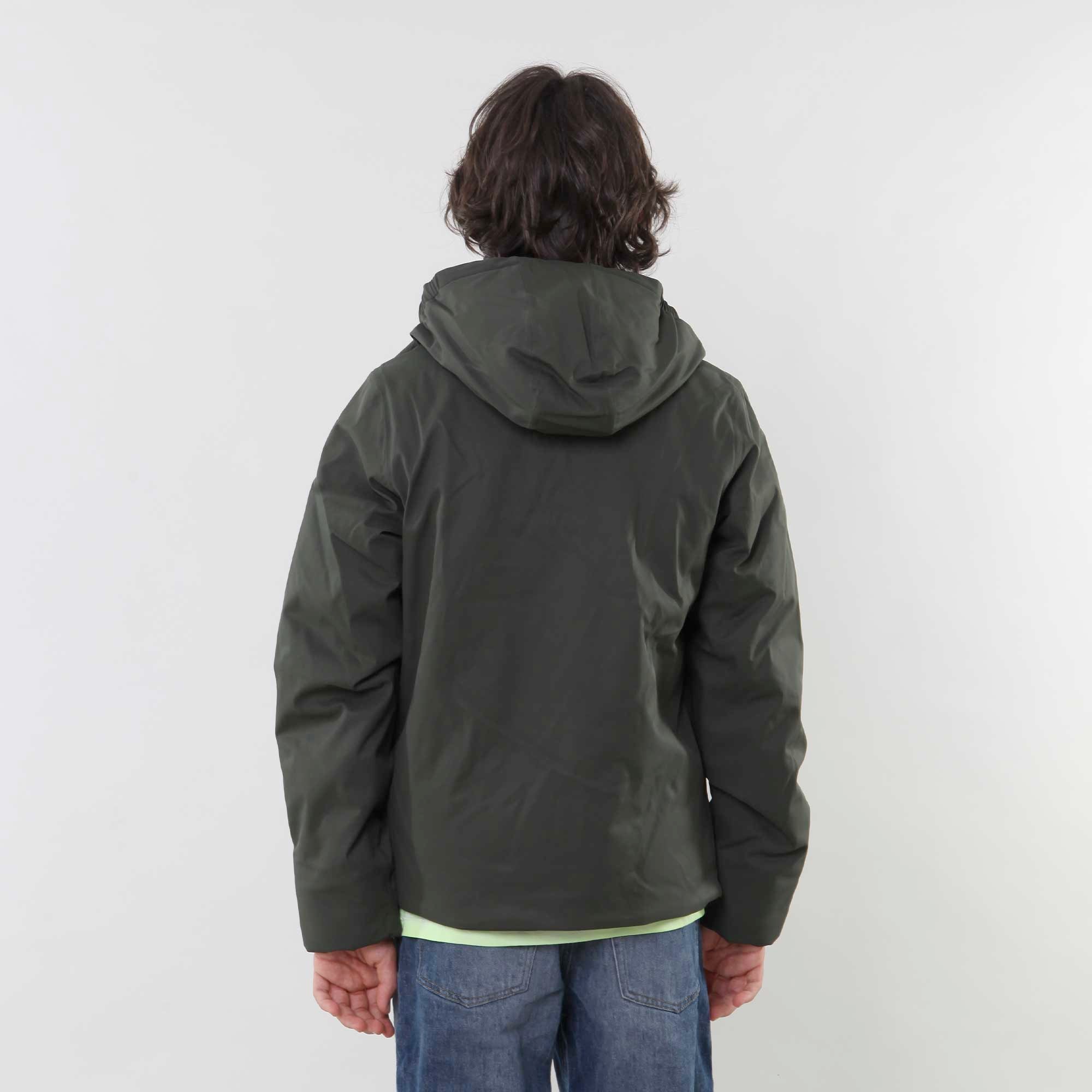 Giacca P. JACKO TWILL MARMOTTA verde e blu - annameglio.com abbigliamento moda