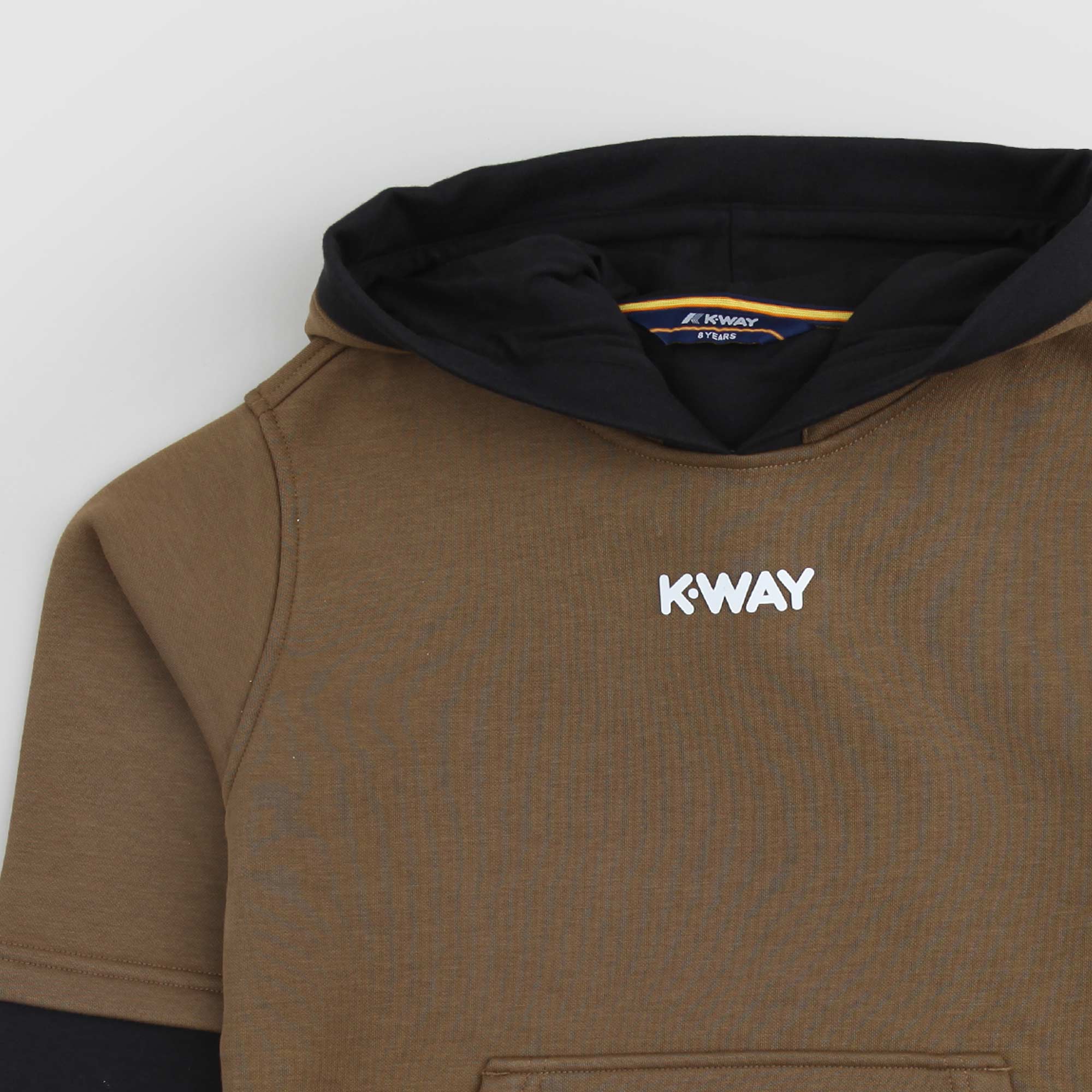 Felpa Berniel PC Lettering Bronzo KWAY - annameglio.com abbigliamento moda