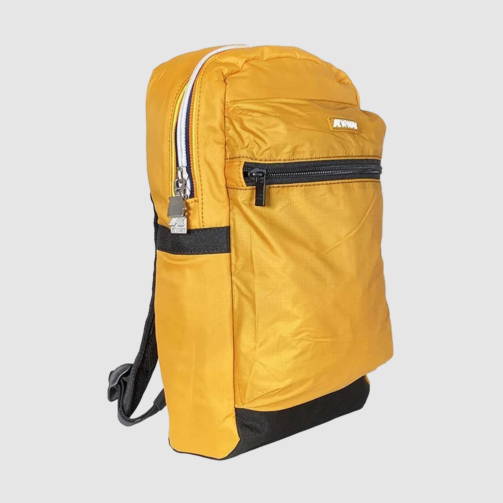 Zaino Laon Giallo Firmato K-Way - annameglio.com abbigliamento moda