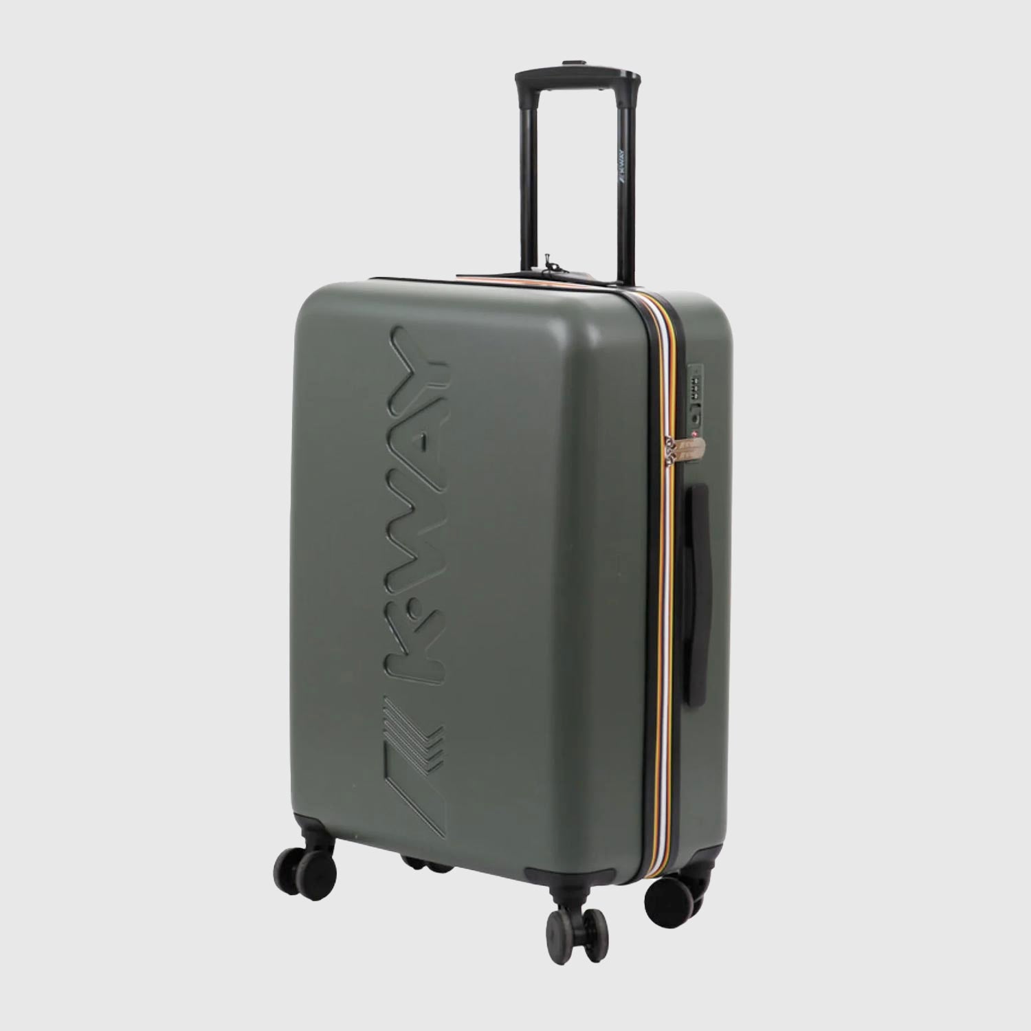 Valigia trolley rigido medium military green - annameglio.com abbigliamento moda