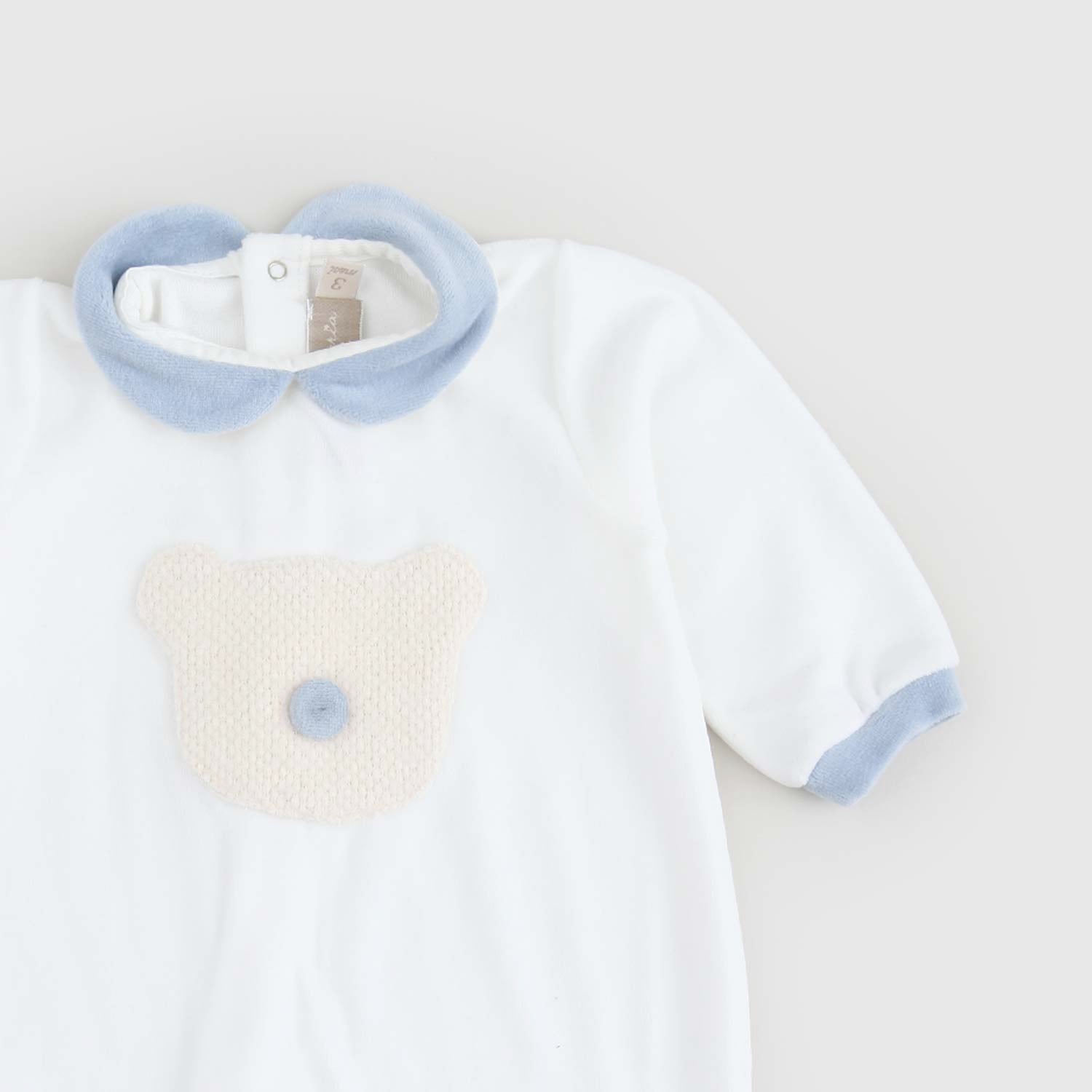 Tutina in Ciniglia con Orsetto in Maglia - annameglio.com abbigliamento moda