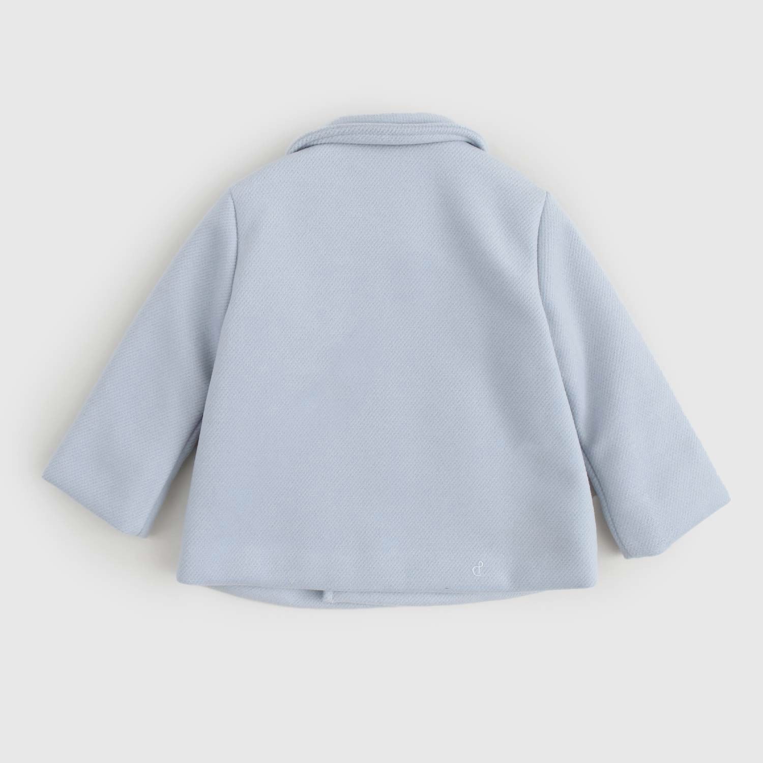 Cappotto doppiopetto azzurro La Stupenderia - annameglio.com abbigliamento moda