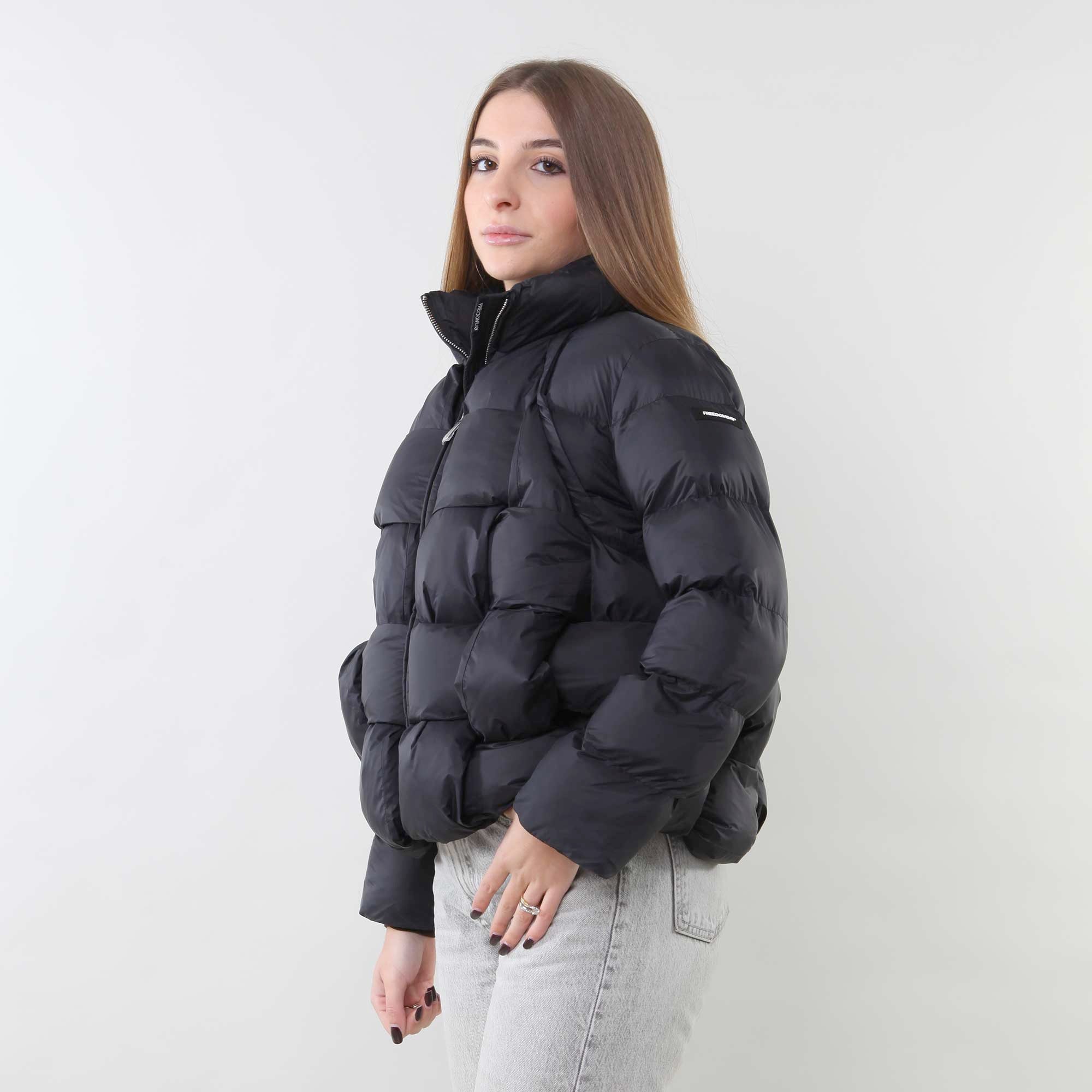 Giubbetto Nero Firmato FREEDOMDAY - annameglio.com abbigliamento moda