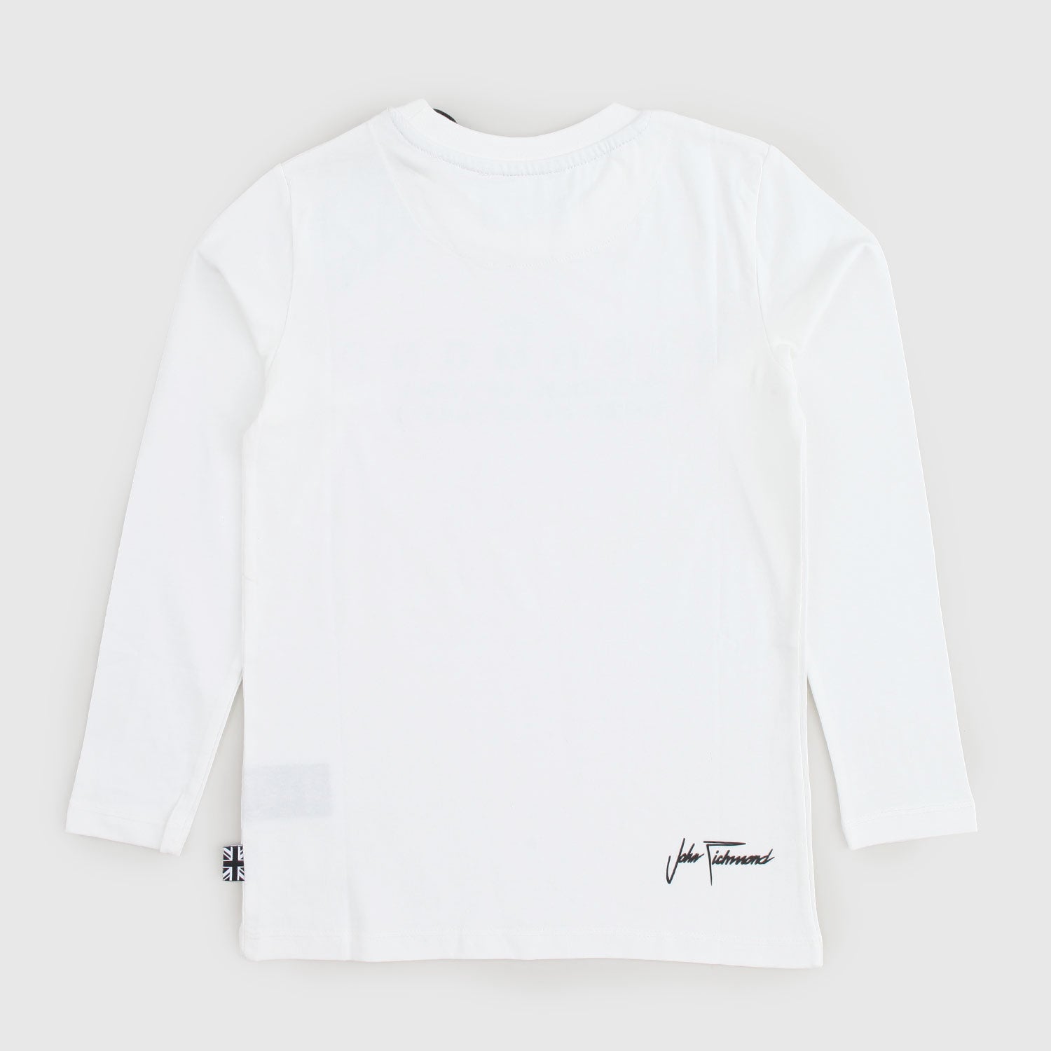 T-Shirt Bianca Maniche Lunghe Con Logo ragazzo - annameglio.com abbigliamento moda