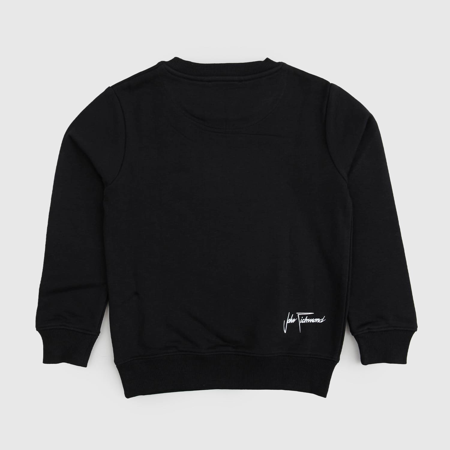 Felpa nera con stampa logo bianca - annameglio.com abbigliamento moda