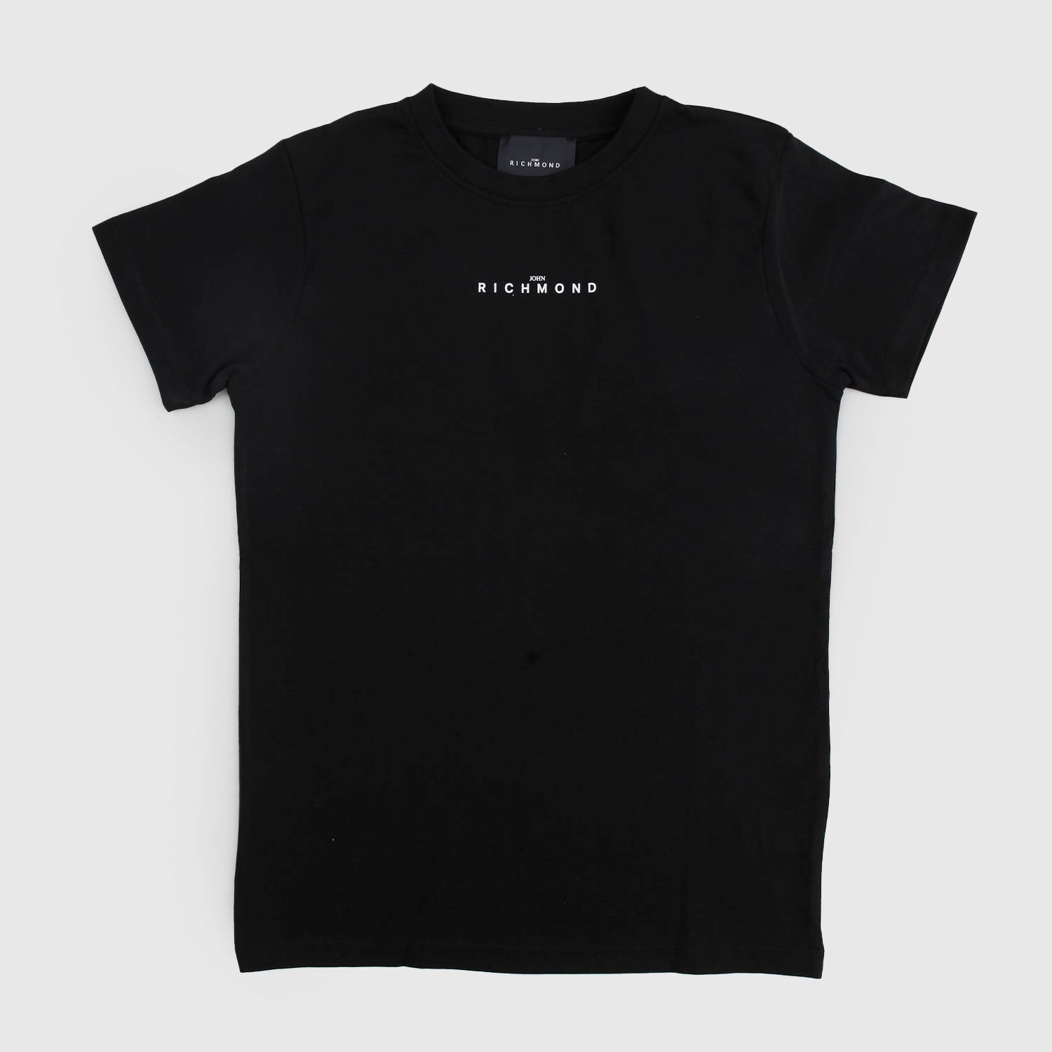 T-shirt nera con logo bianco ragazzo - annameglio.com abbigliamento moda