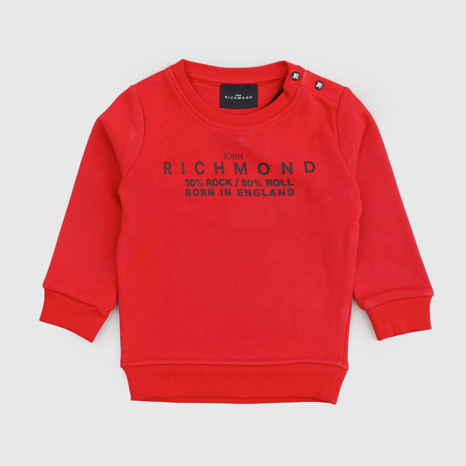 Felpa Rossa con stampa logo nera baby - annameglio.com abbigliamento moda