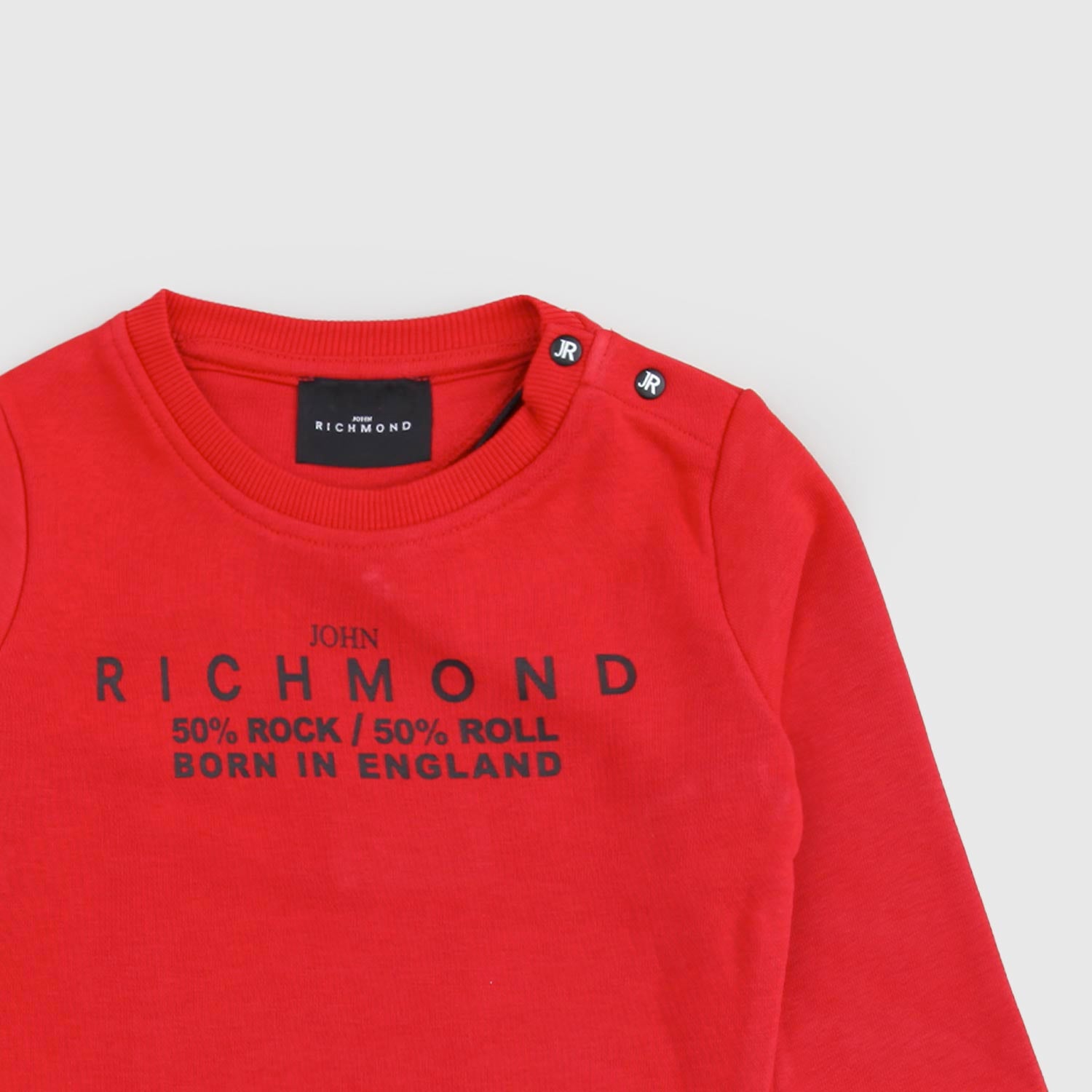 Felpa Rossa con stampa logo nera baby - annameglio.com abbigliamento moda