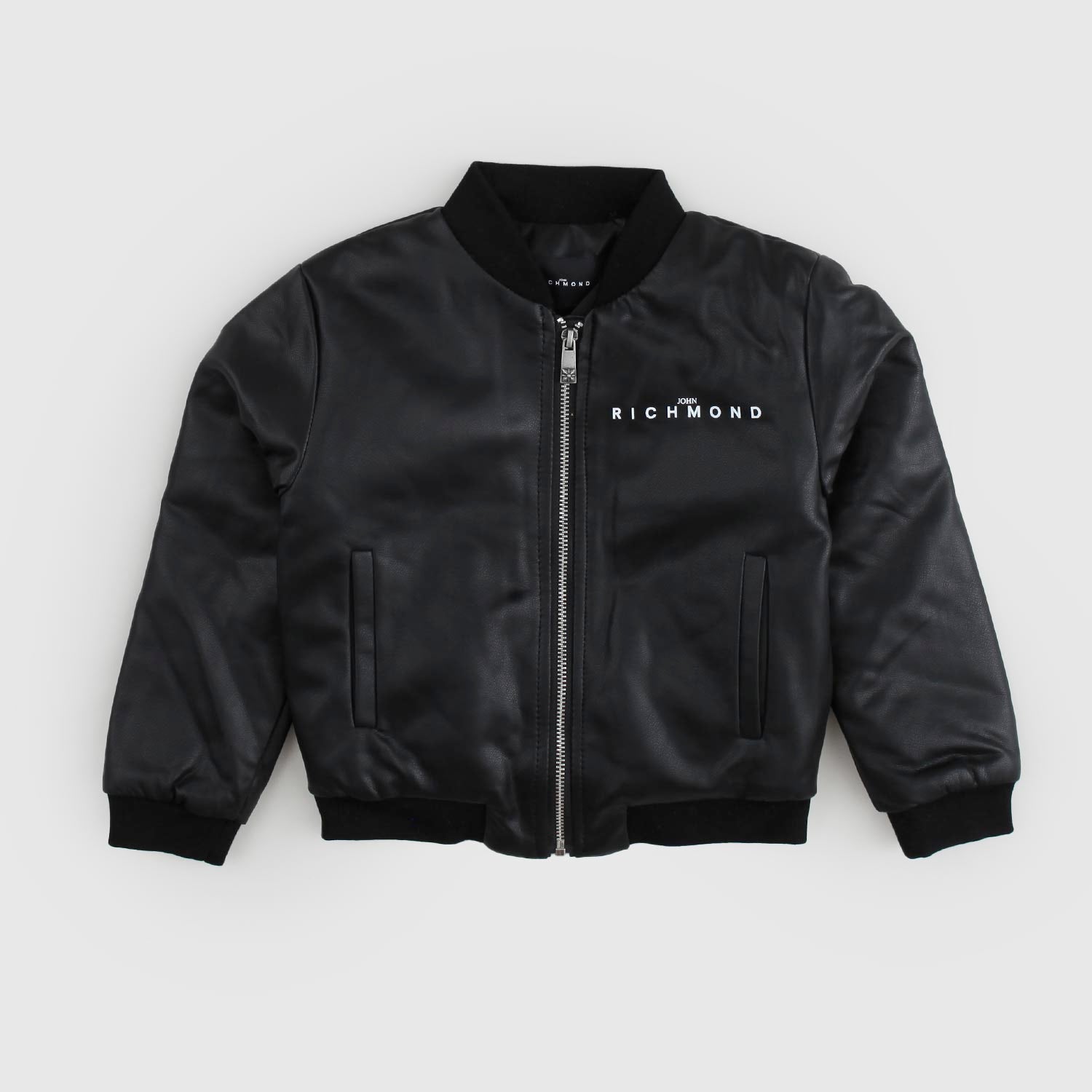 Giacca bomber in ecopelle nera Baby - annameglio.com abbigliamento moda