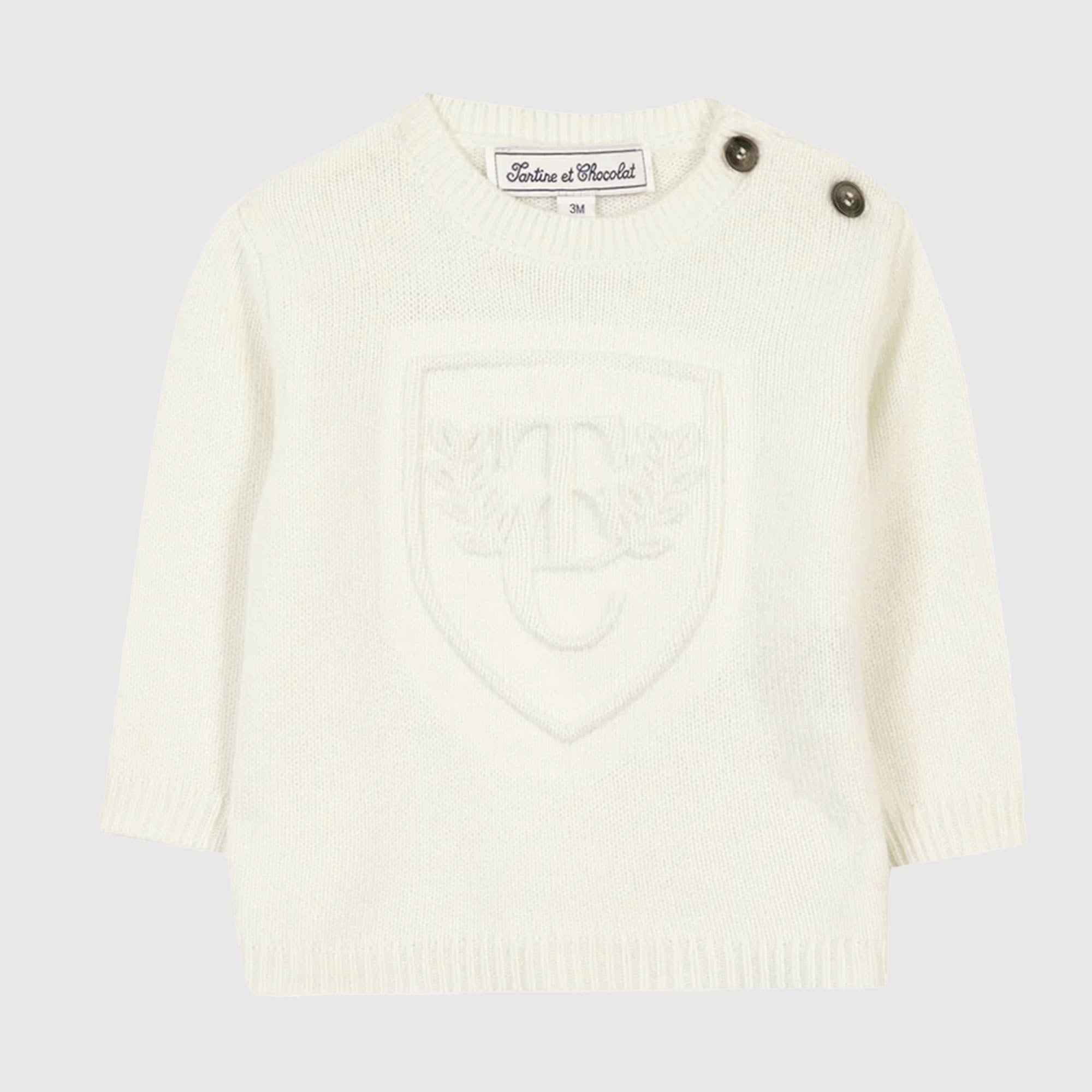 Maglioncino Latte TARTINE ET CHOCOLAT - annameglio.com abbigliamento moda