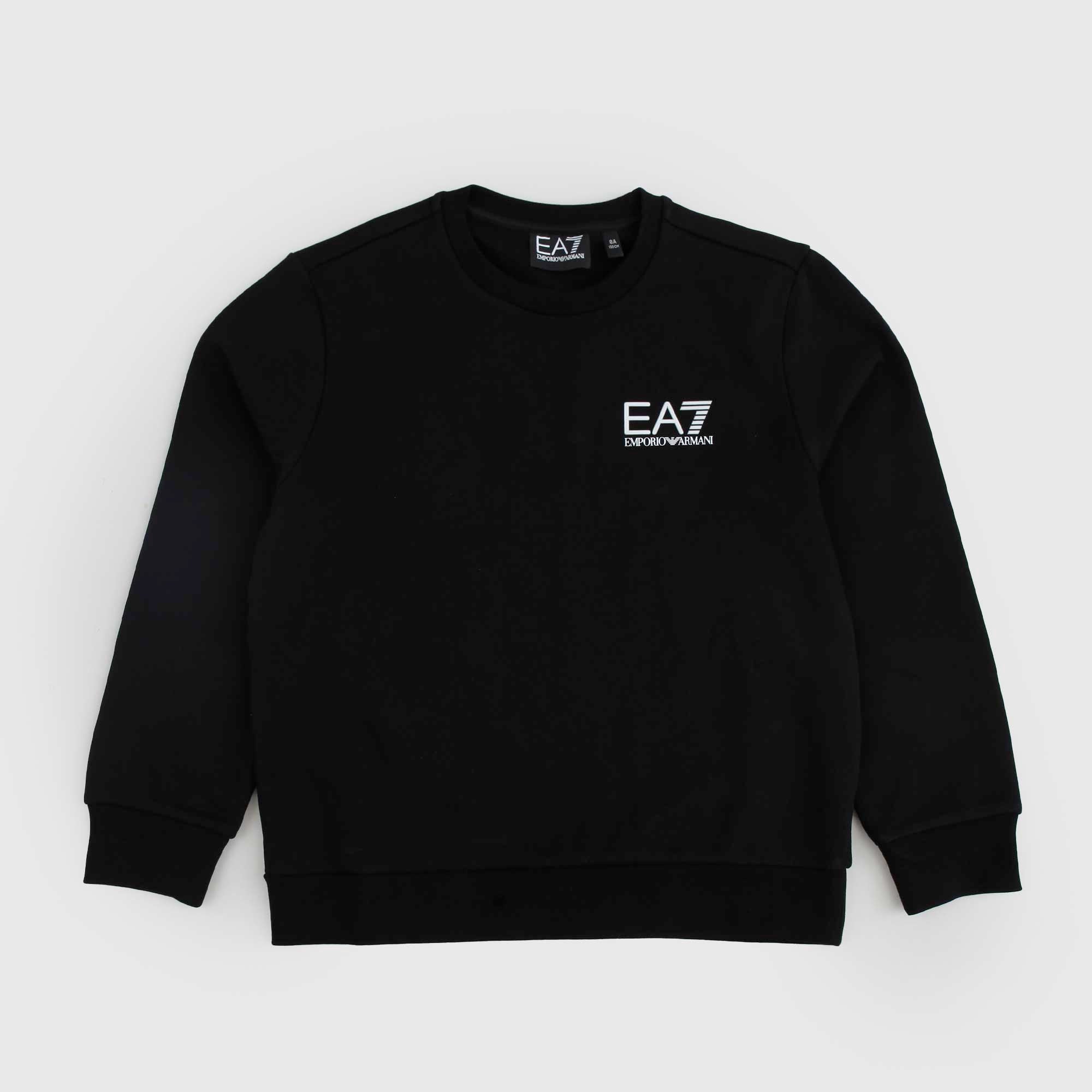 Felpa Nera Classica Junior - annameglio.com abbigliamento moda