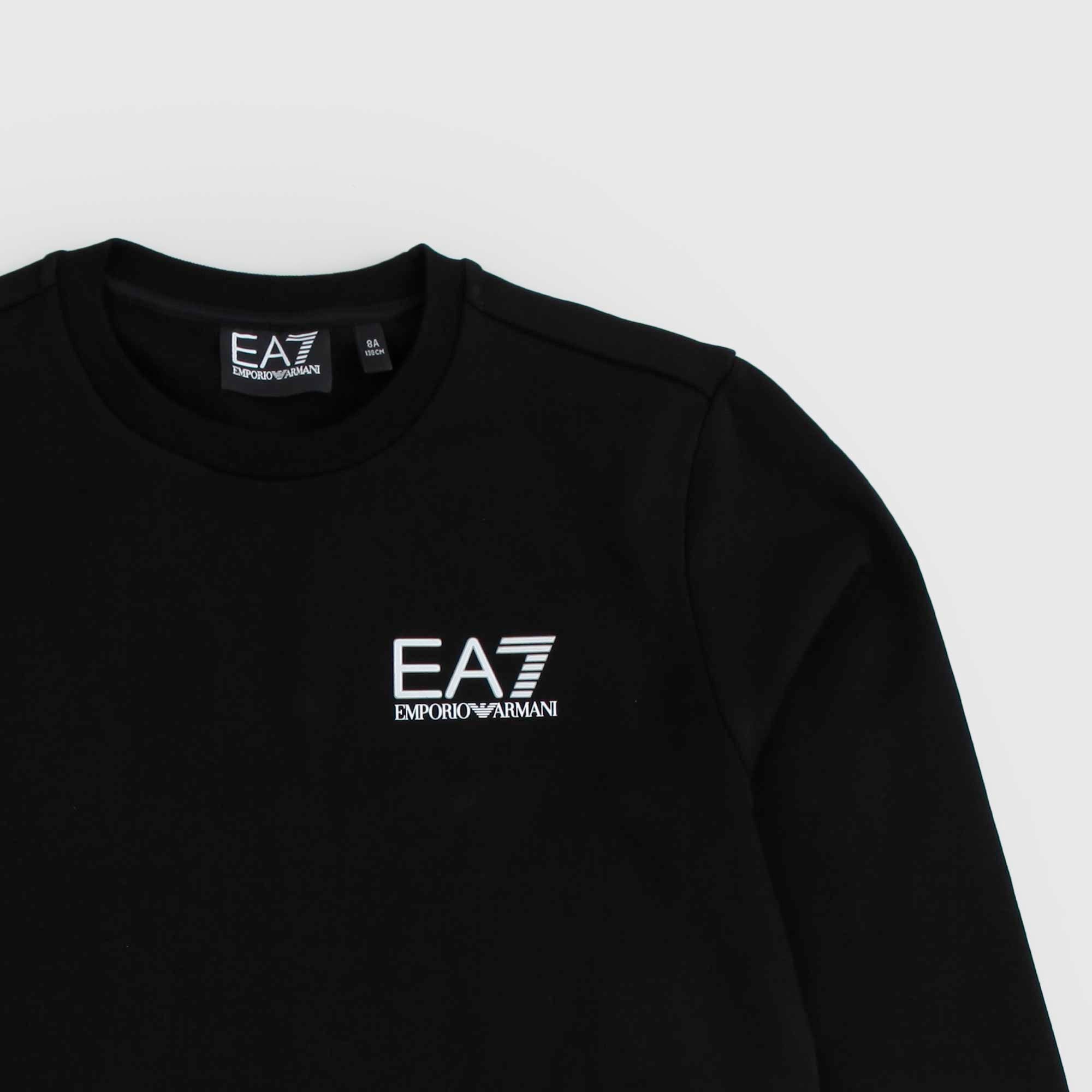 Felpa Nera Classica Junior - annameglio.com abbigliamento moda