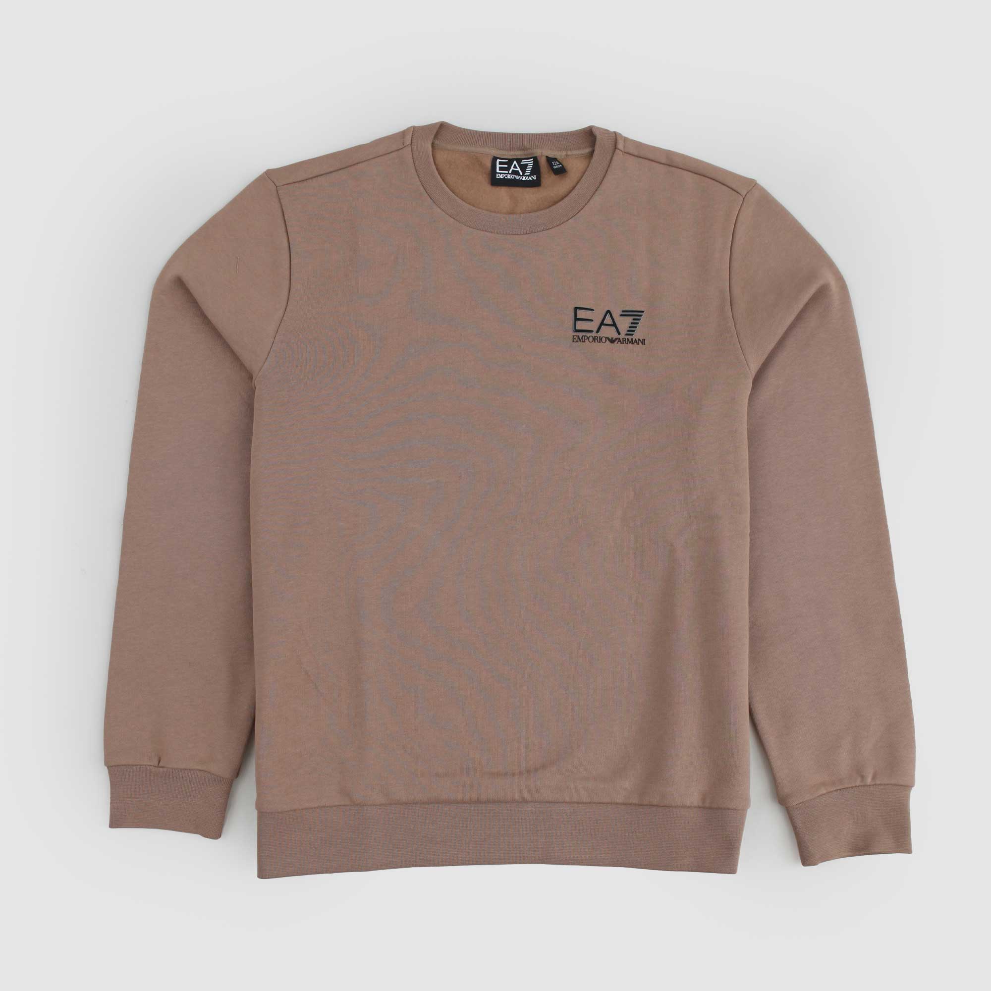 Felpa Beige EA7 Classica - annameglio.com abbigliamento moda