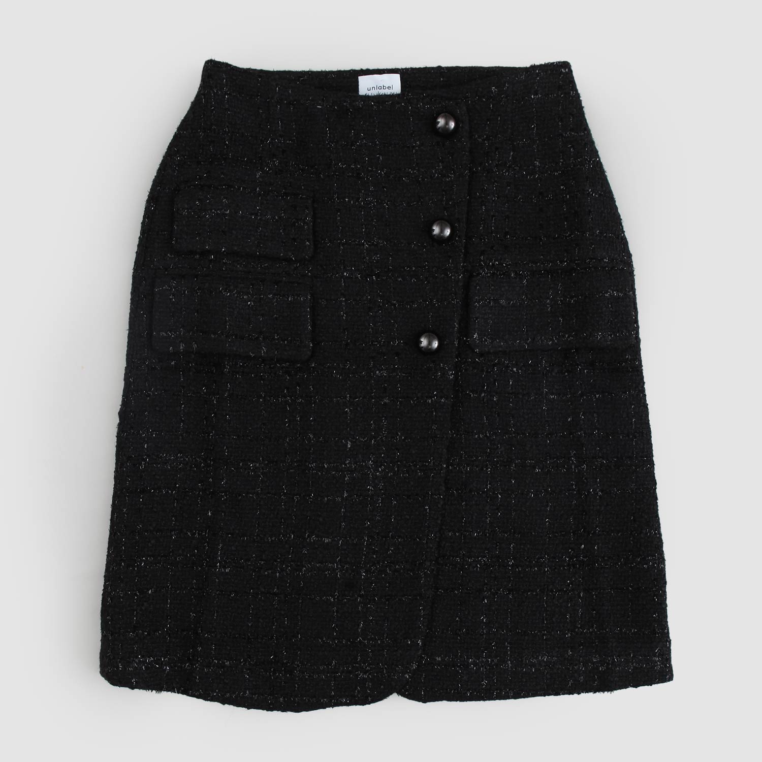 Gonna nera a portafoglio UNLABEL - annameglio.com abbigliamento moda