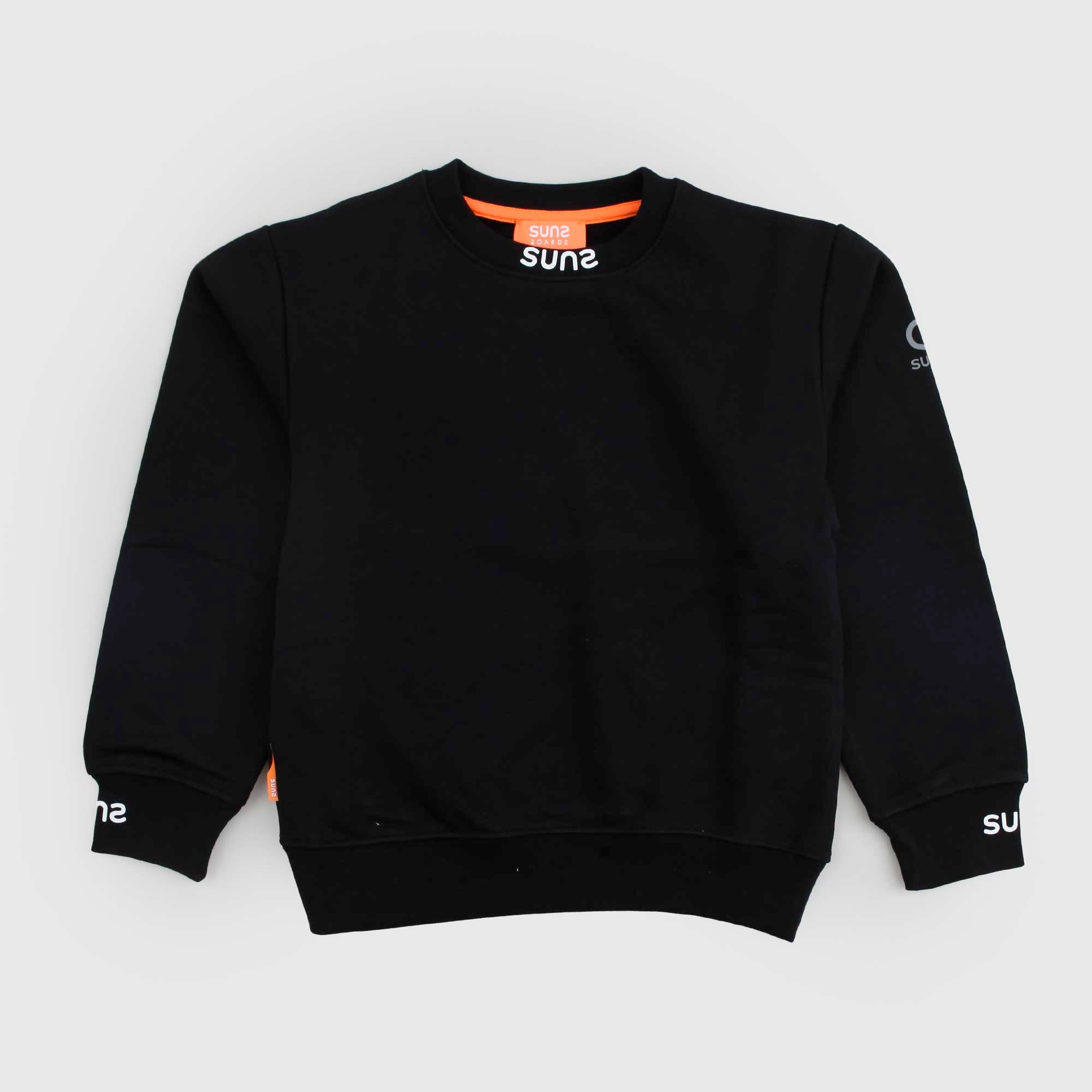 Felpa Nera Per Teen Firmata SUNS - annameglio.com abbigliamento moda