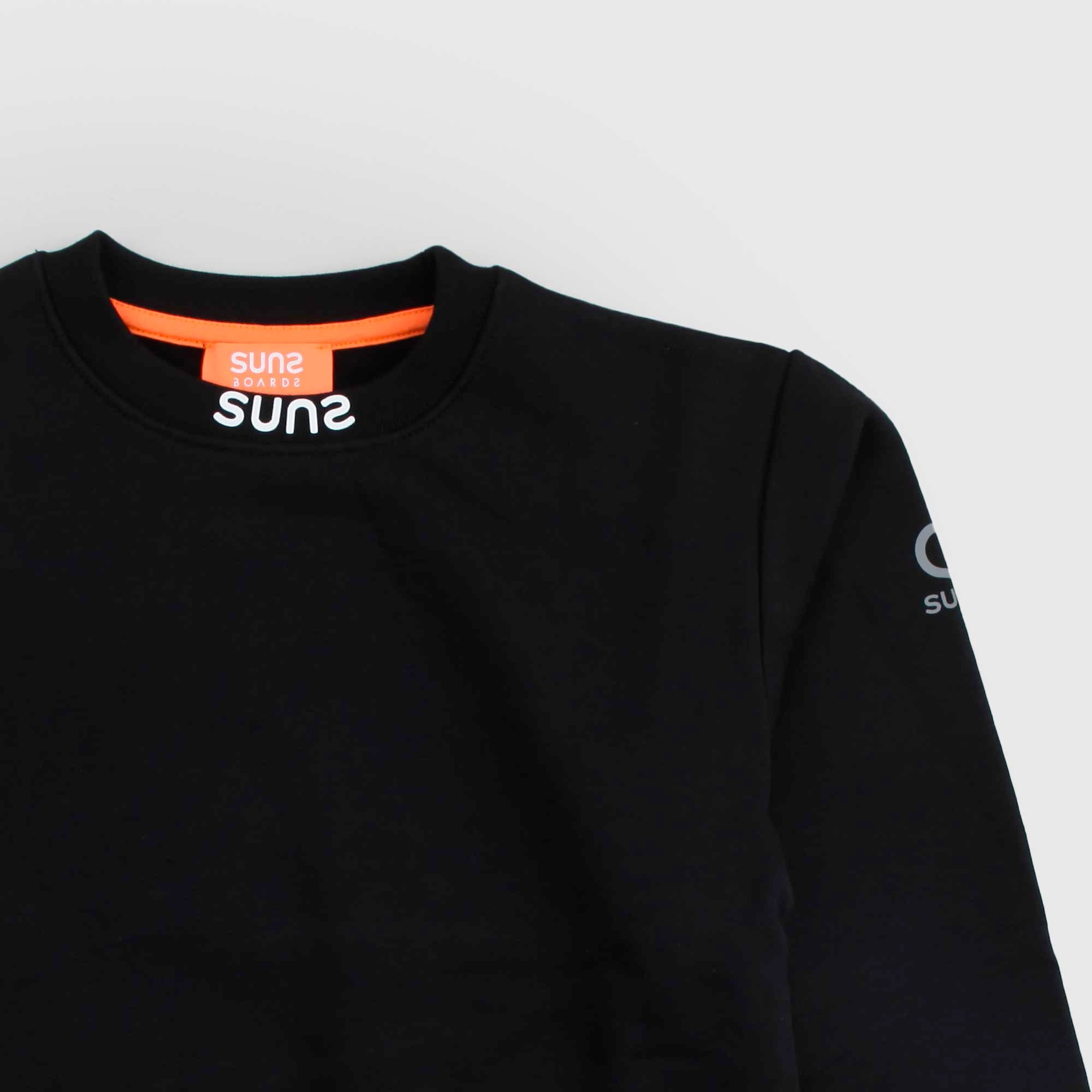 Felpa Nera Per Teen Firmata SUNS - annameglio.com abbigliamento moda