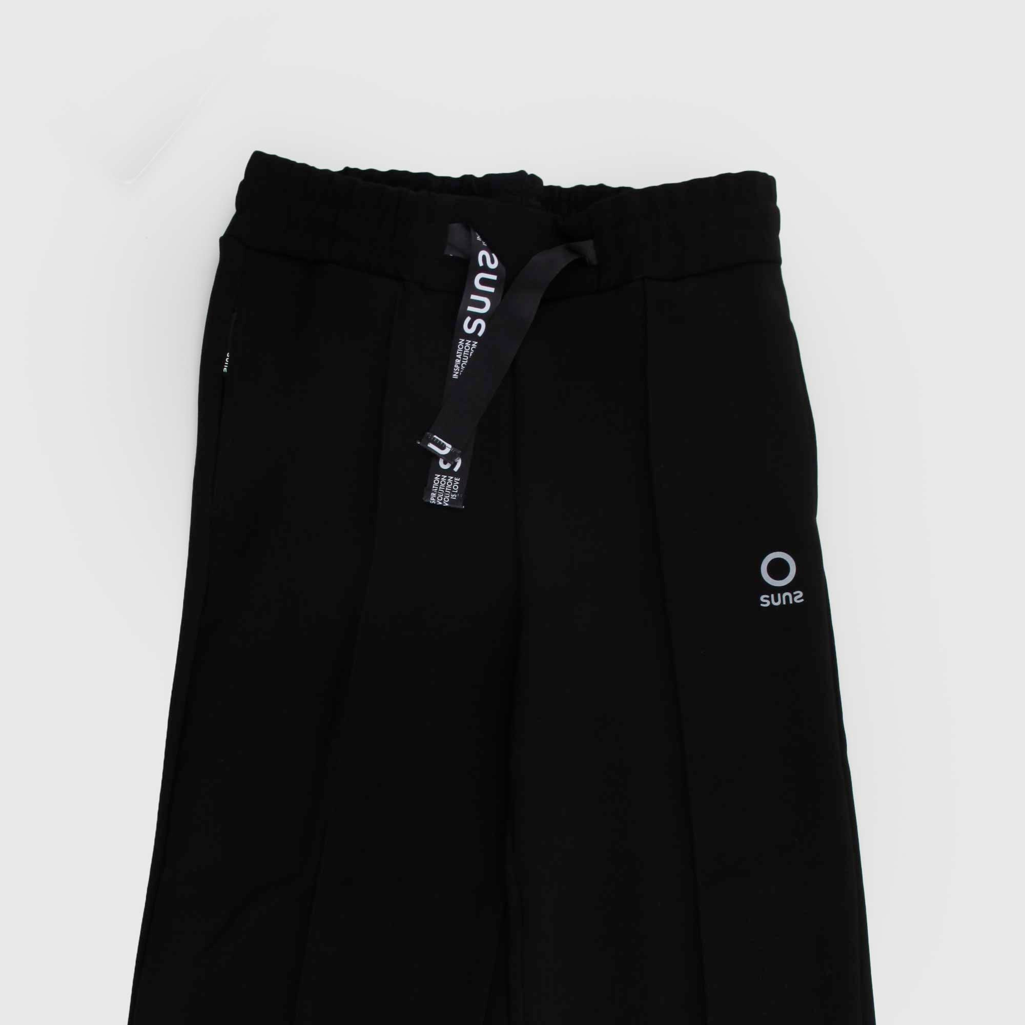 Pantalone Nero A Zampa Firmato SUNS - annameglio.com abbigliamento moda
