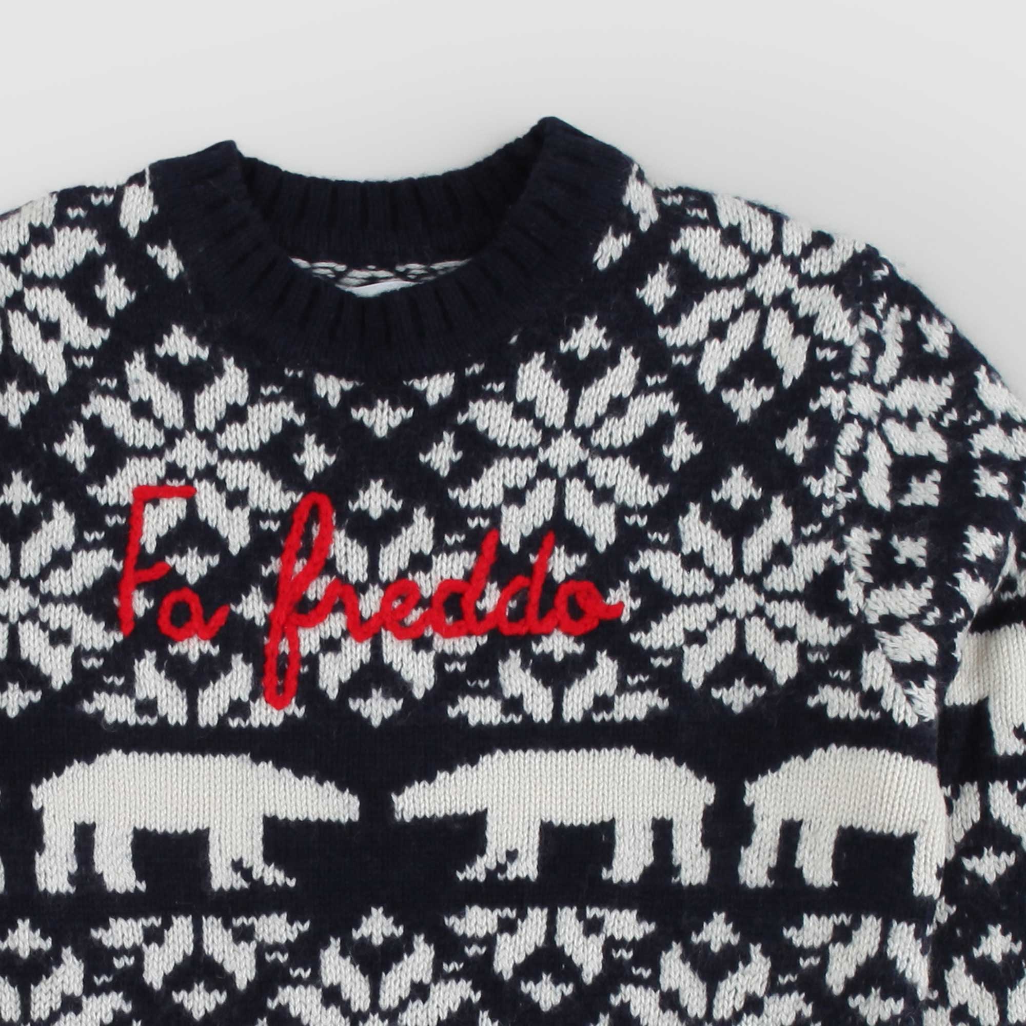 Maglia Girocollo Bombardino Blu - annameglio.com abbigliamento moda