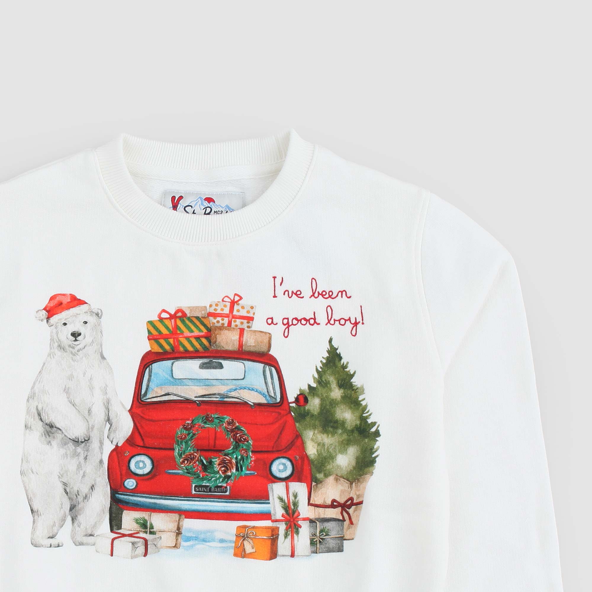 Felpa Natalizia Orso St. Barth - annameglio.com abbigliamento moda