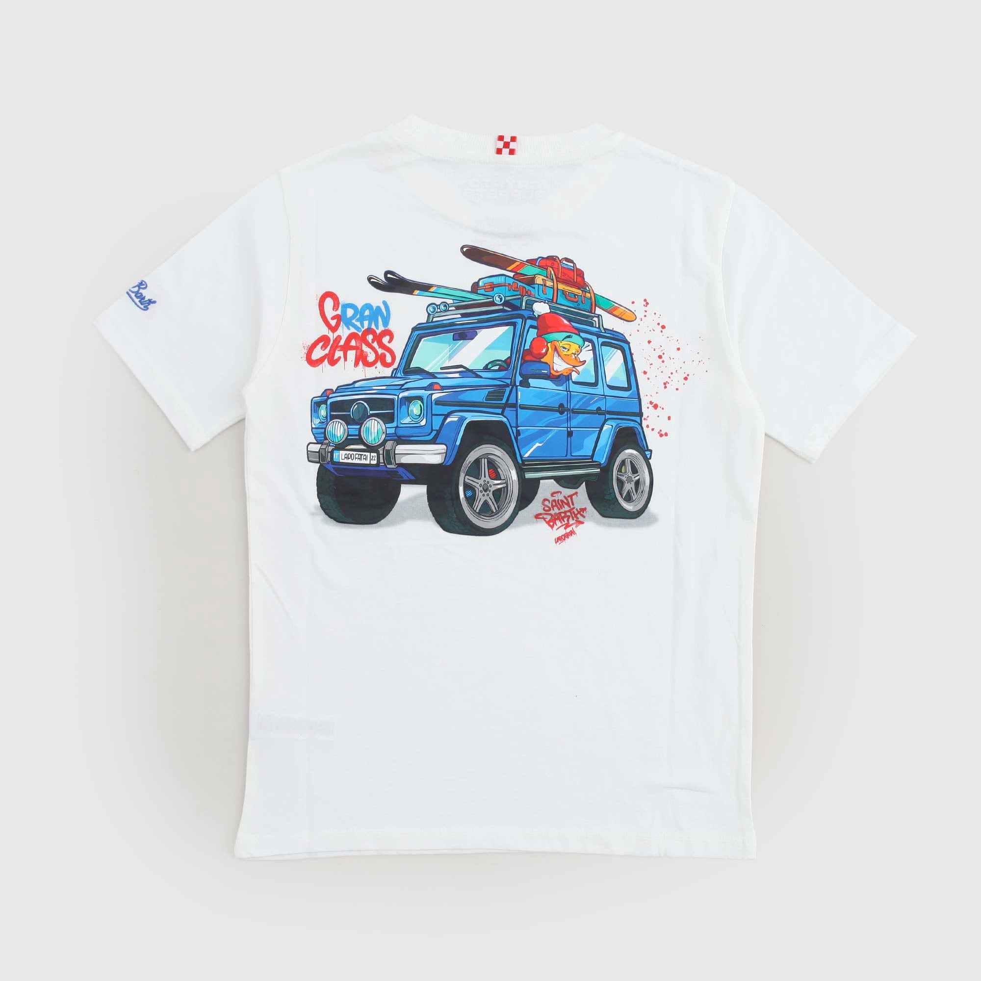 T-shirt Bianca Con Jeep MC2 SAINT BARTH - annameglio.com abbigliamento moda