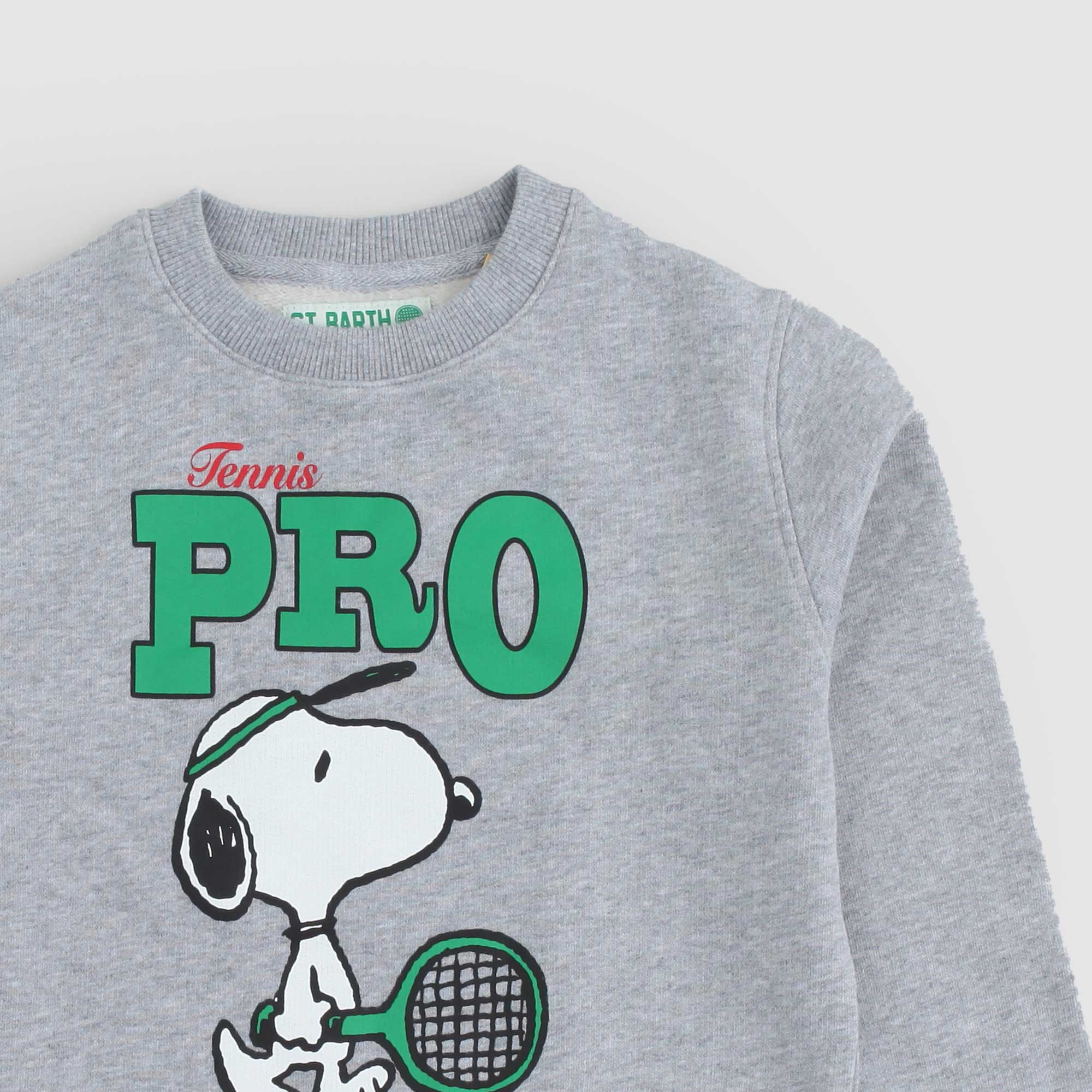 Felpa Grigia con Snoopy Mc2 Saint Barth - annameglio.com abbigliamento moda