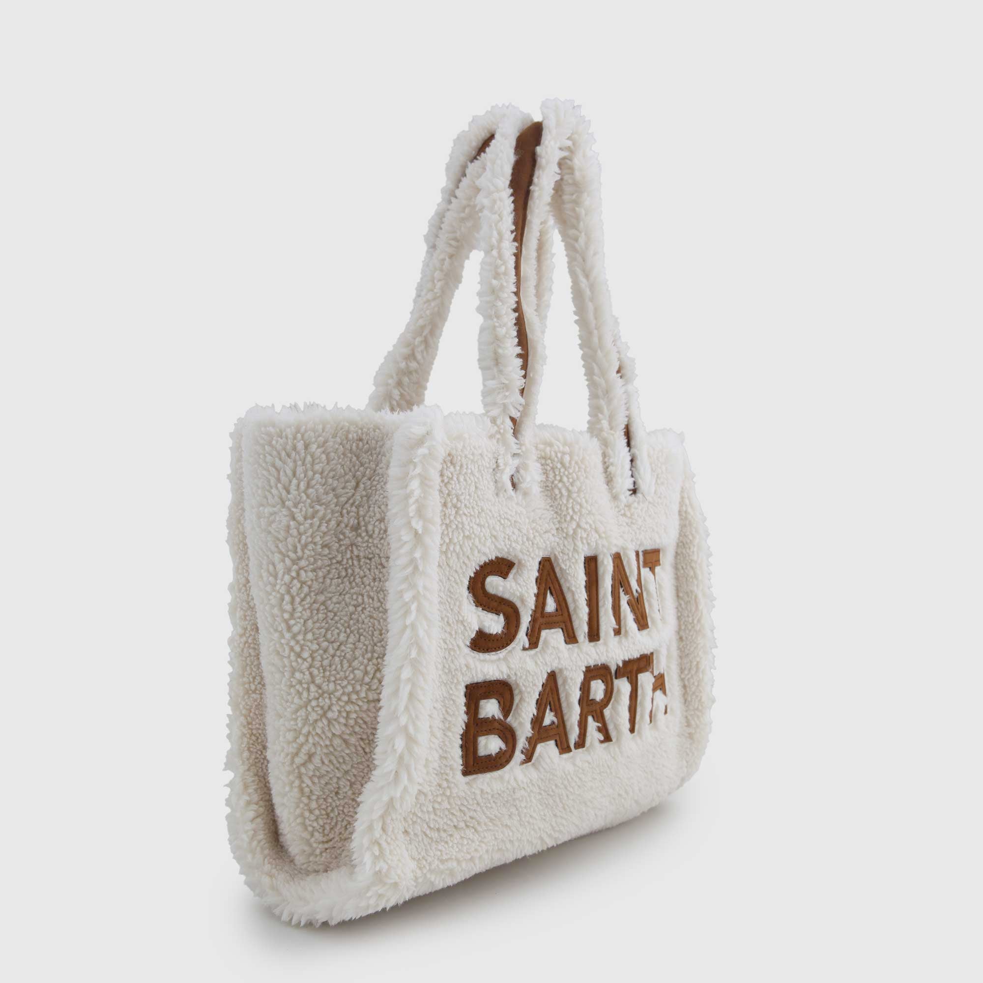Borsa Soft Bag Bianca Firmata MC2 Saint Barth - annameglio.com abbigliamento moda