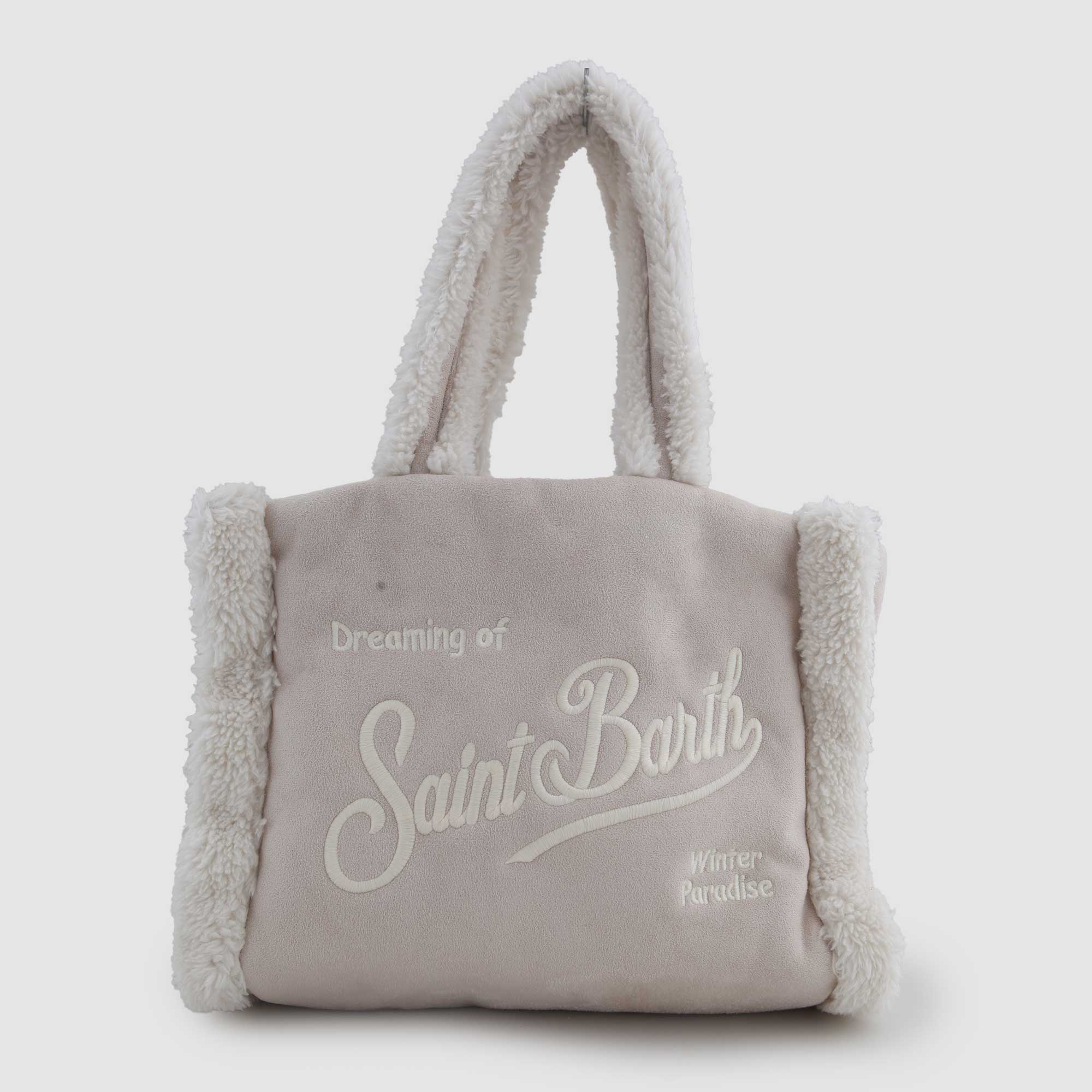 Soft Bag Shearling Firmata MC2 Saint Barth - annameglio.com abbigliamento moda